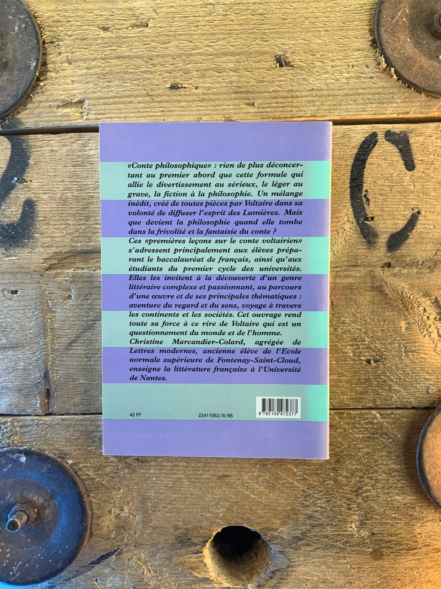 Premiers leçons sur le conte voltarien - C. Marcandier-Colard