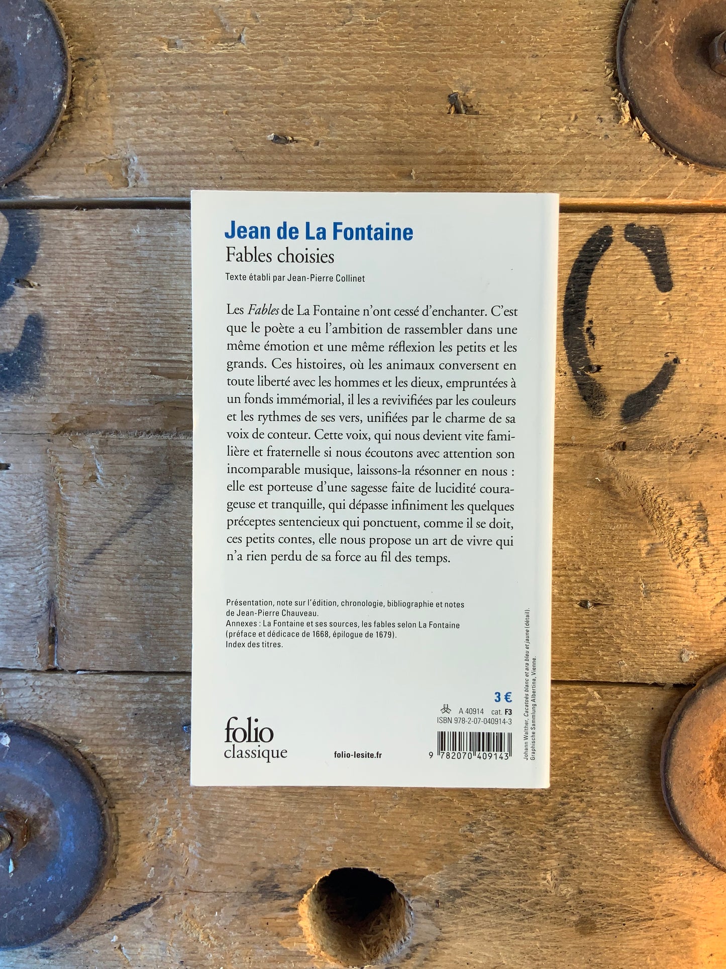 Fables choisies - Jean de La Fontaine