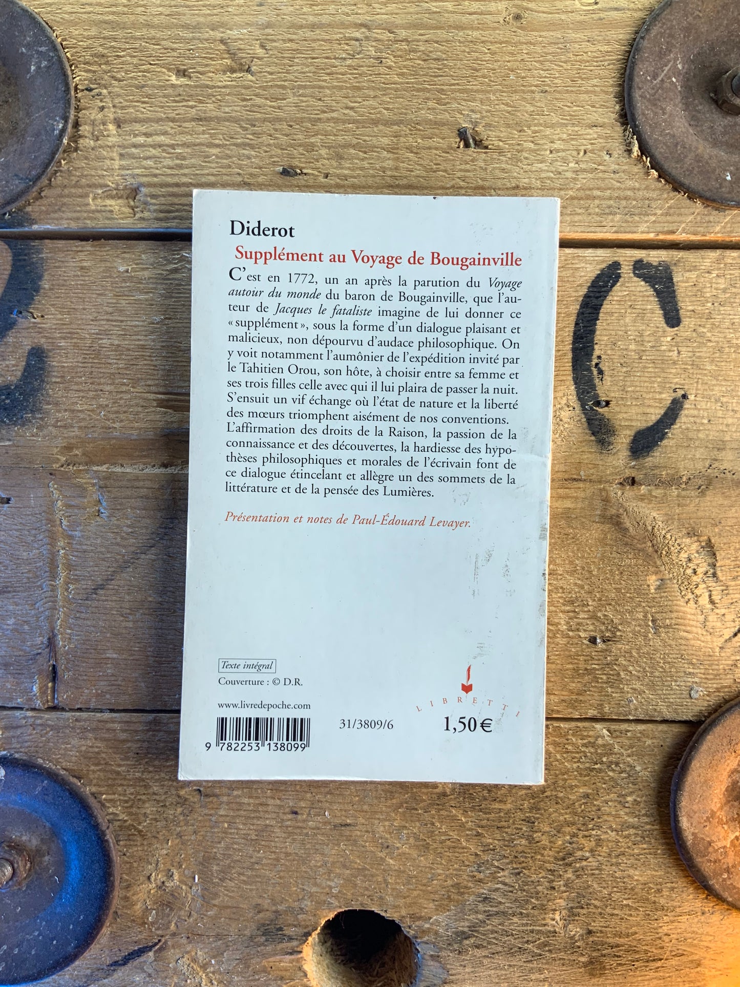 Supplément du voyage au Bougainville - Diderot