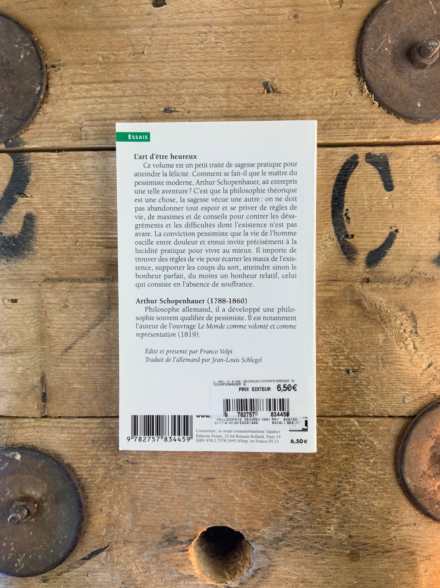 L’art d’être heureux : à travers 50 règles de vie - Arthur Schopenhauer