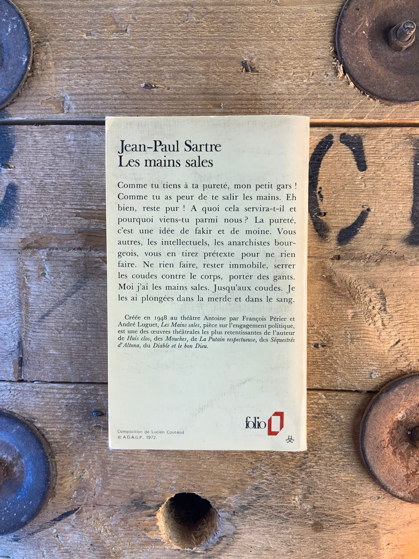Les mains sales - Jean-Paul Sartre