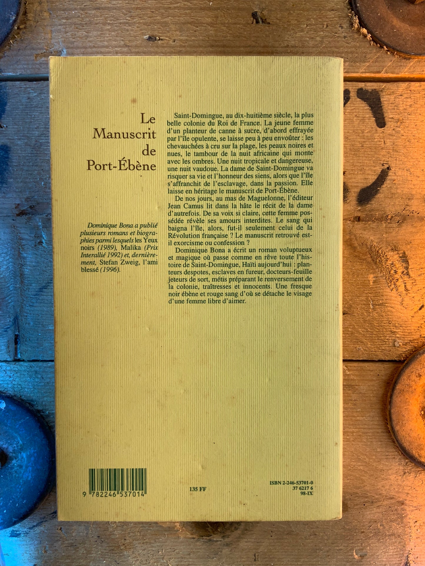 Le manuscrit de Port-Ébène - Dominique Bona