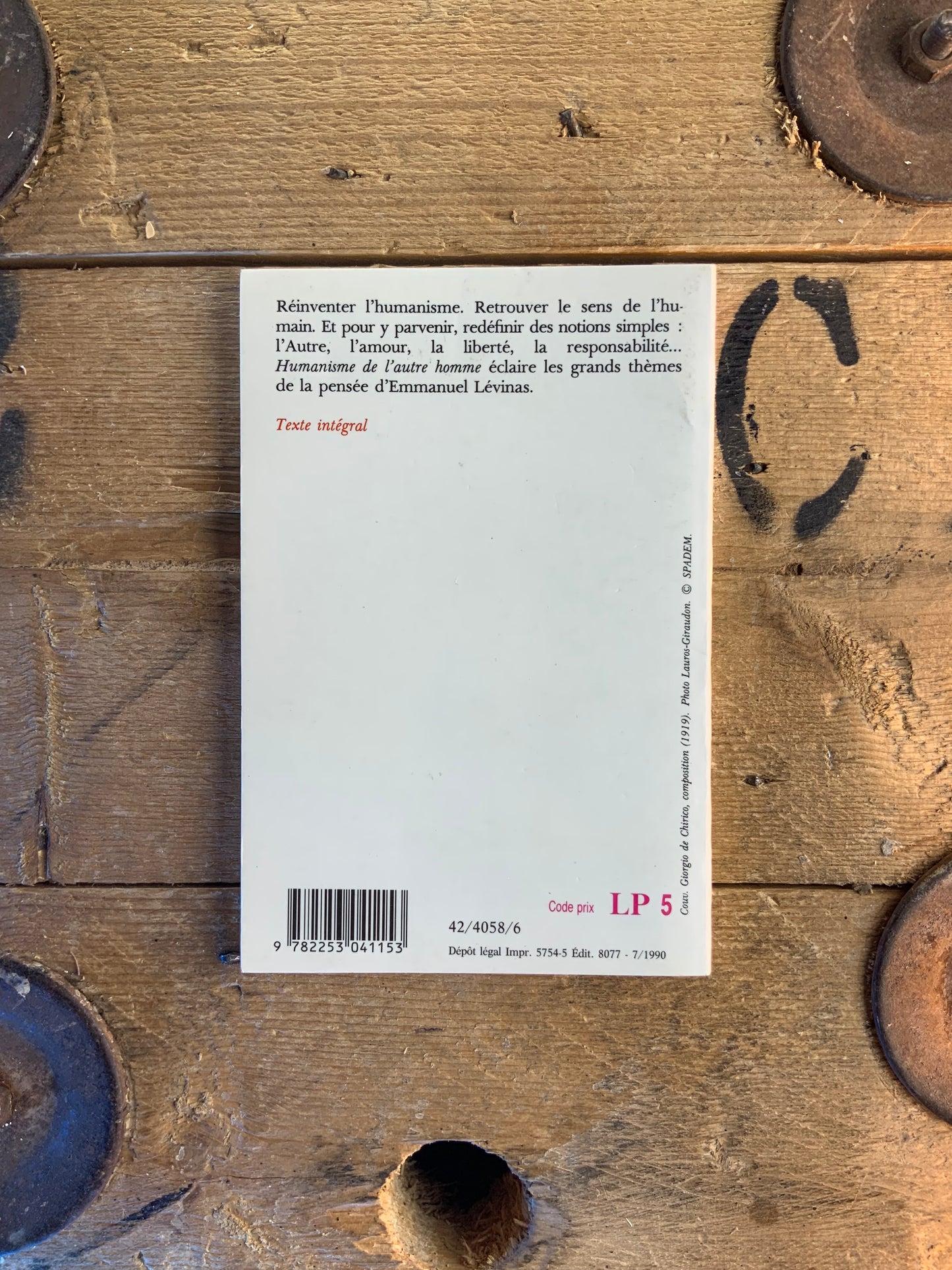 Humanisme de l’autre homme - Emmanuel Lévinas