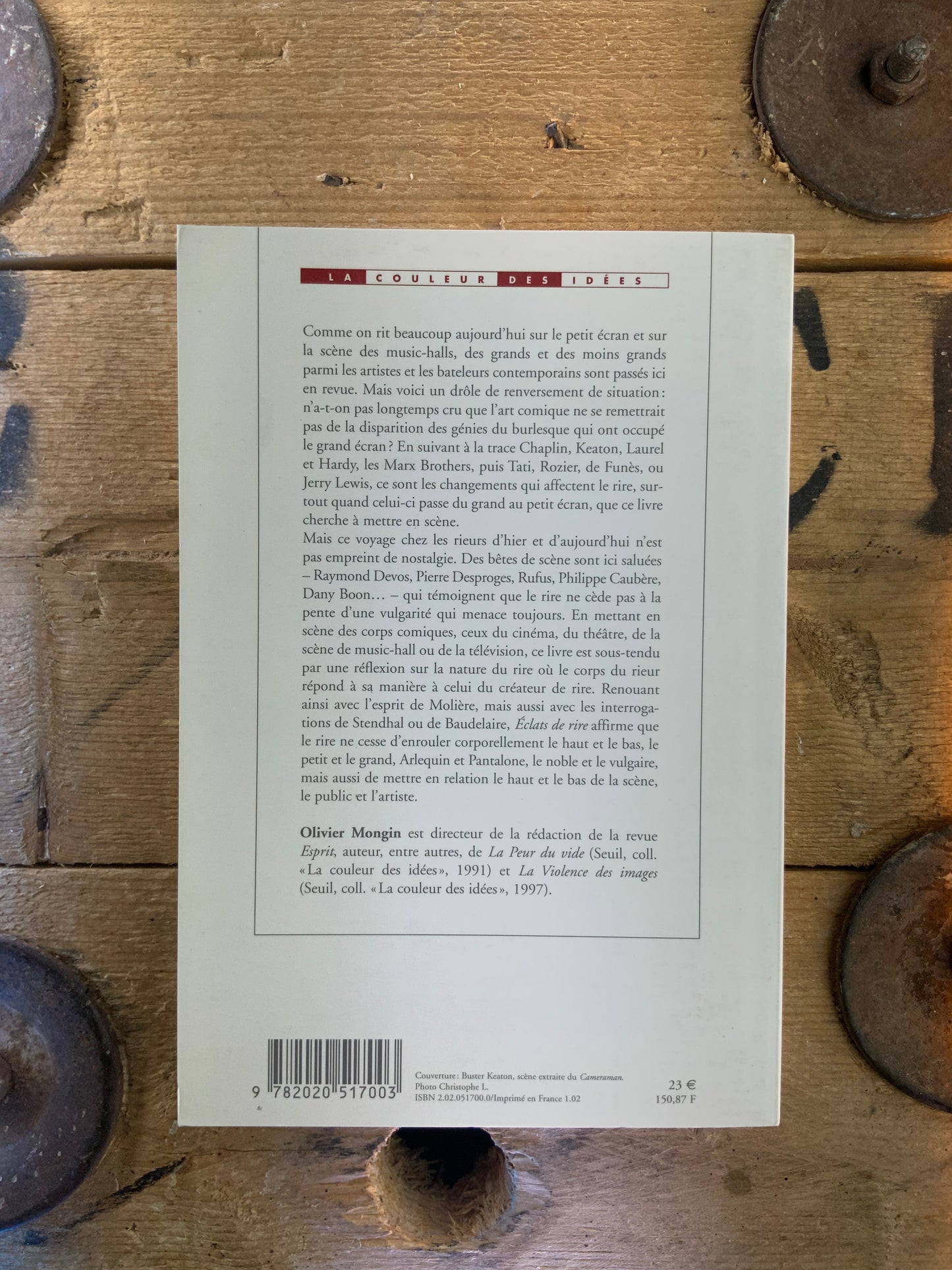 Éclats de rire : variations sur le corps comique - Olivier Mongin