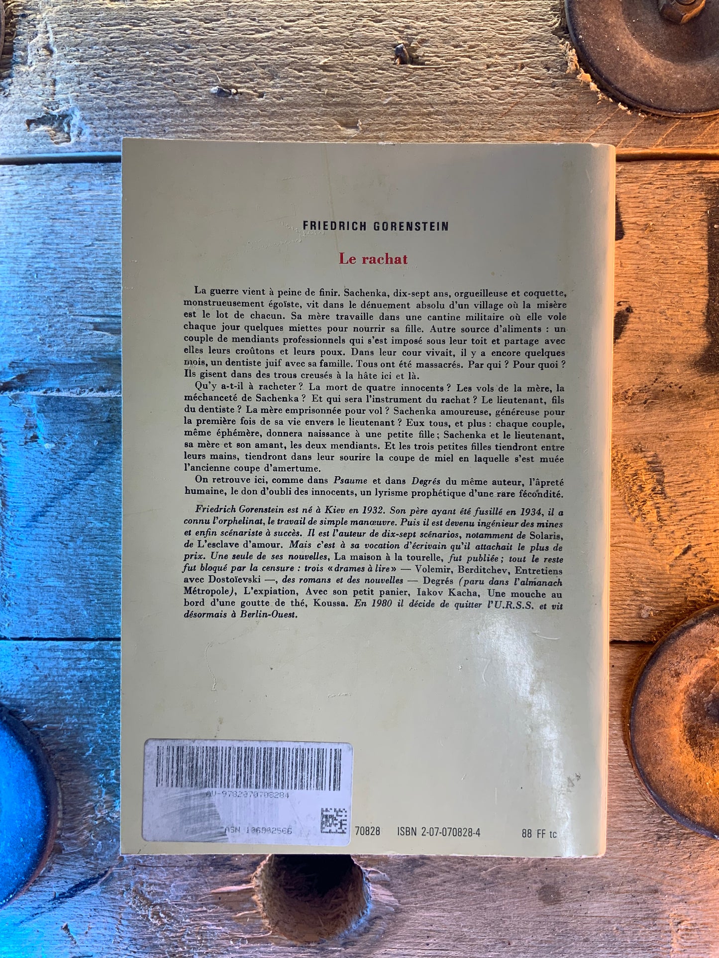 Le rachat - Friedrich Gorenstein