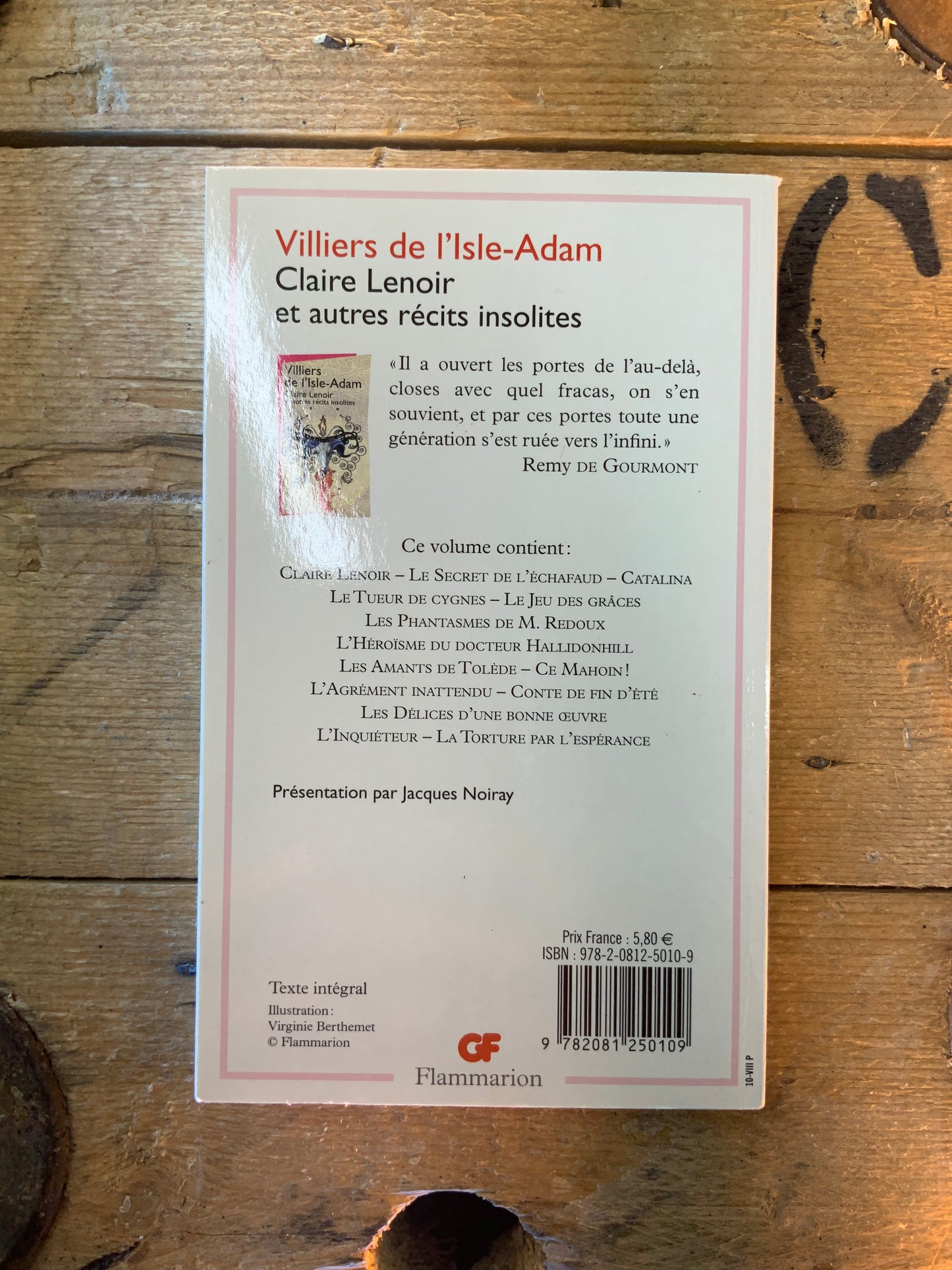 Claire Lenoir et autres récits insolites - Villiers de l’Isle-Adam