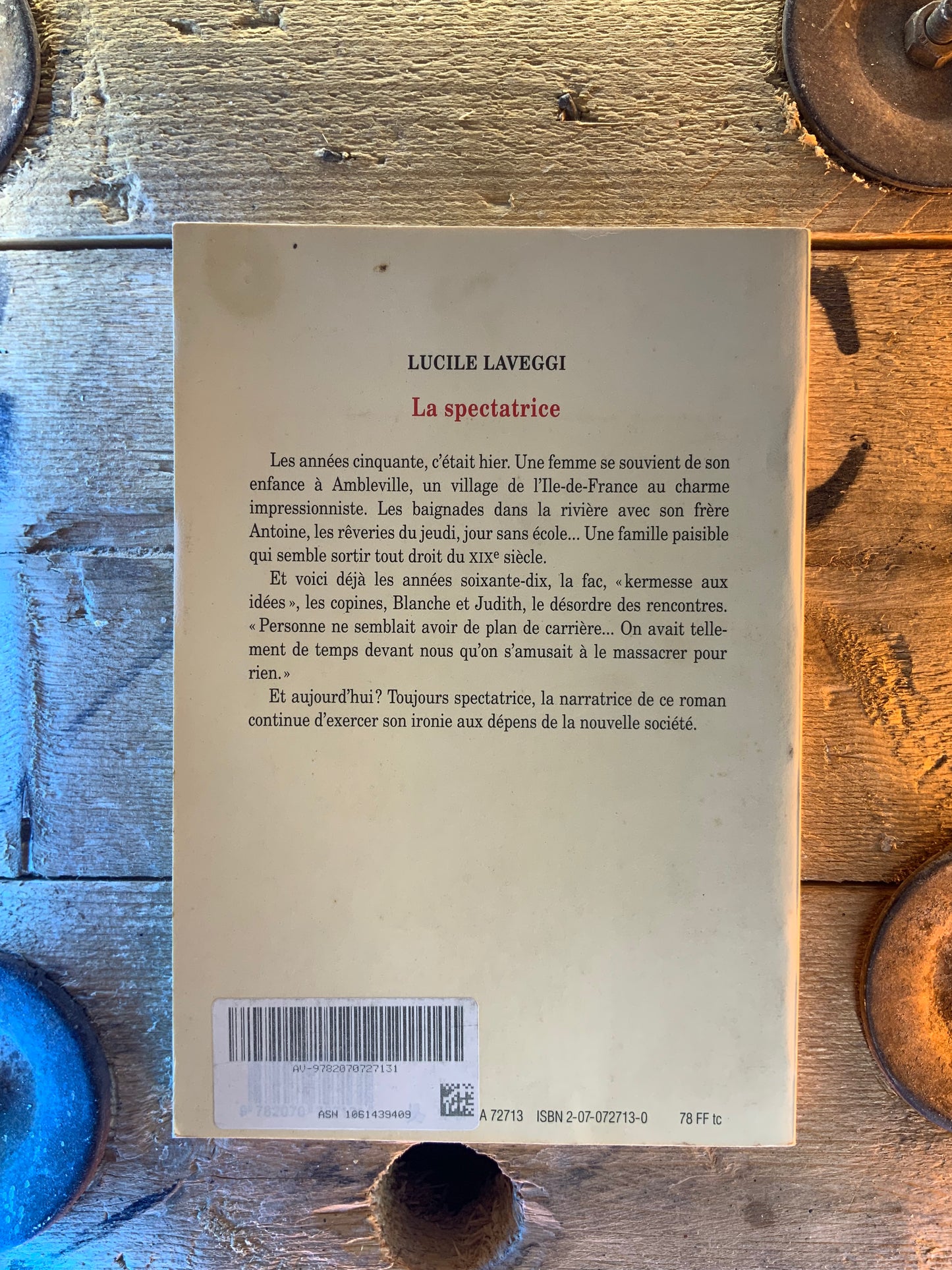 La spectatrice - Lucile Laveggi