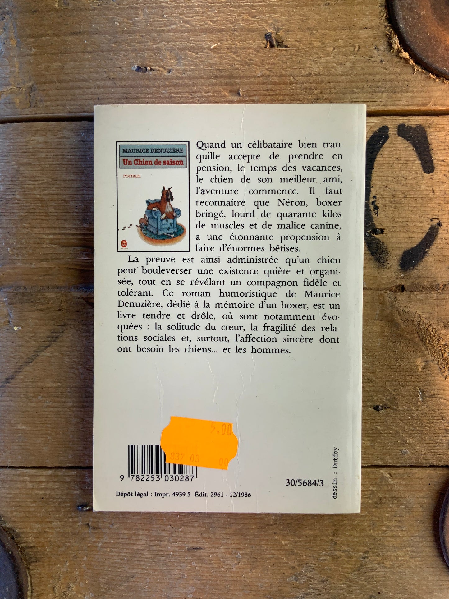 Un chien de saison - Maurice Denuzière