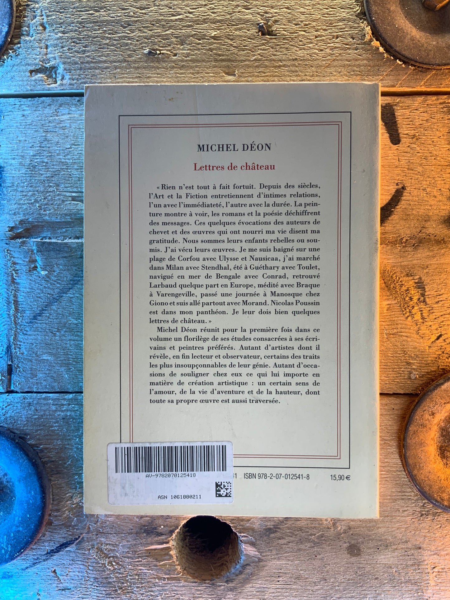 Lettres de château - Michel Déon