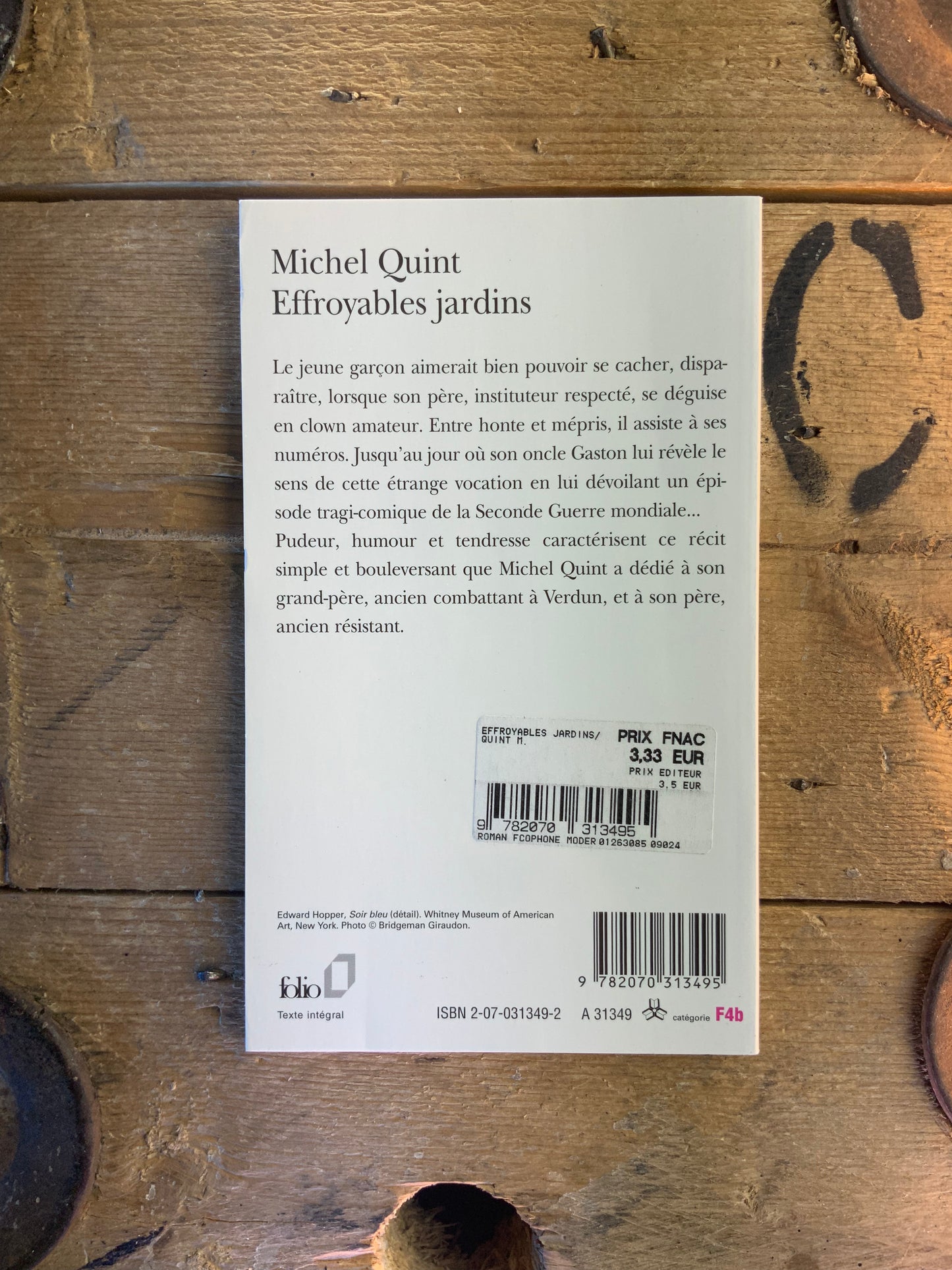 Effroyables jardins - Michel Quint