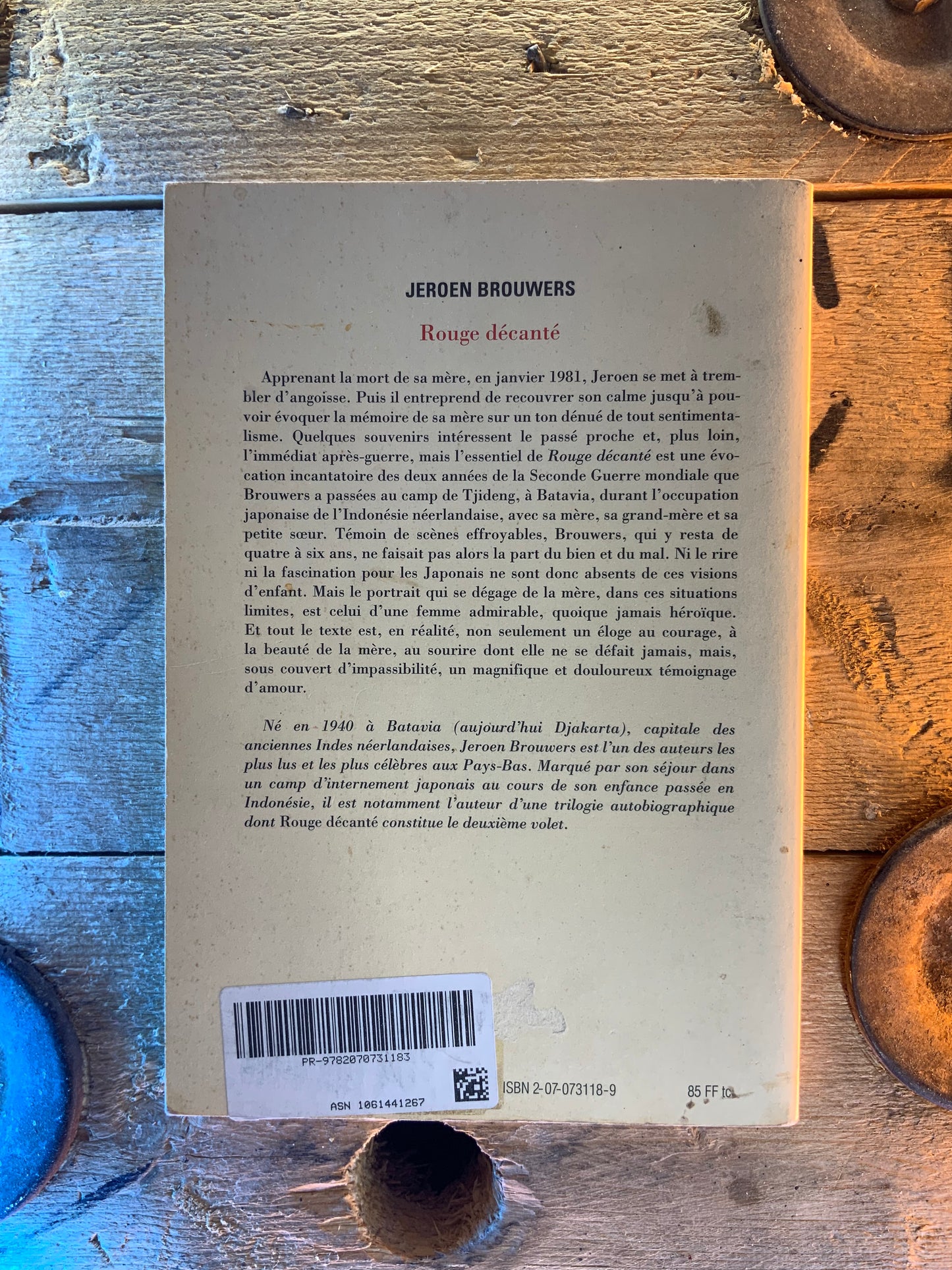 Rouge décanté - Jeroen Brouwers