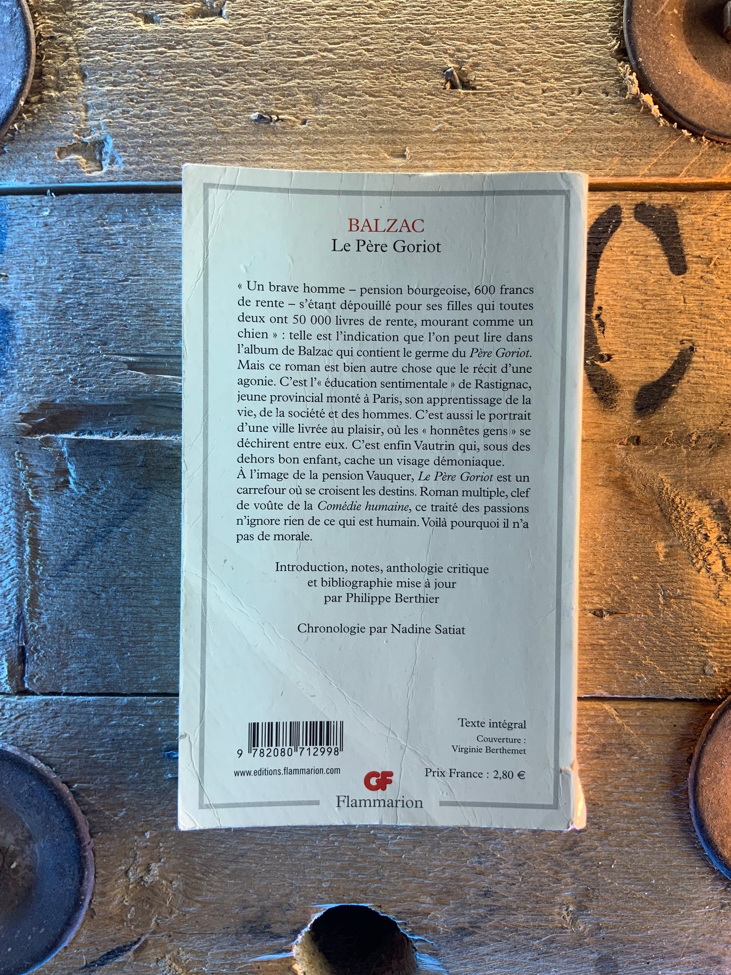 Le père Goriot - Honoré de Balzac