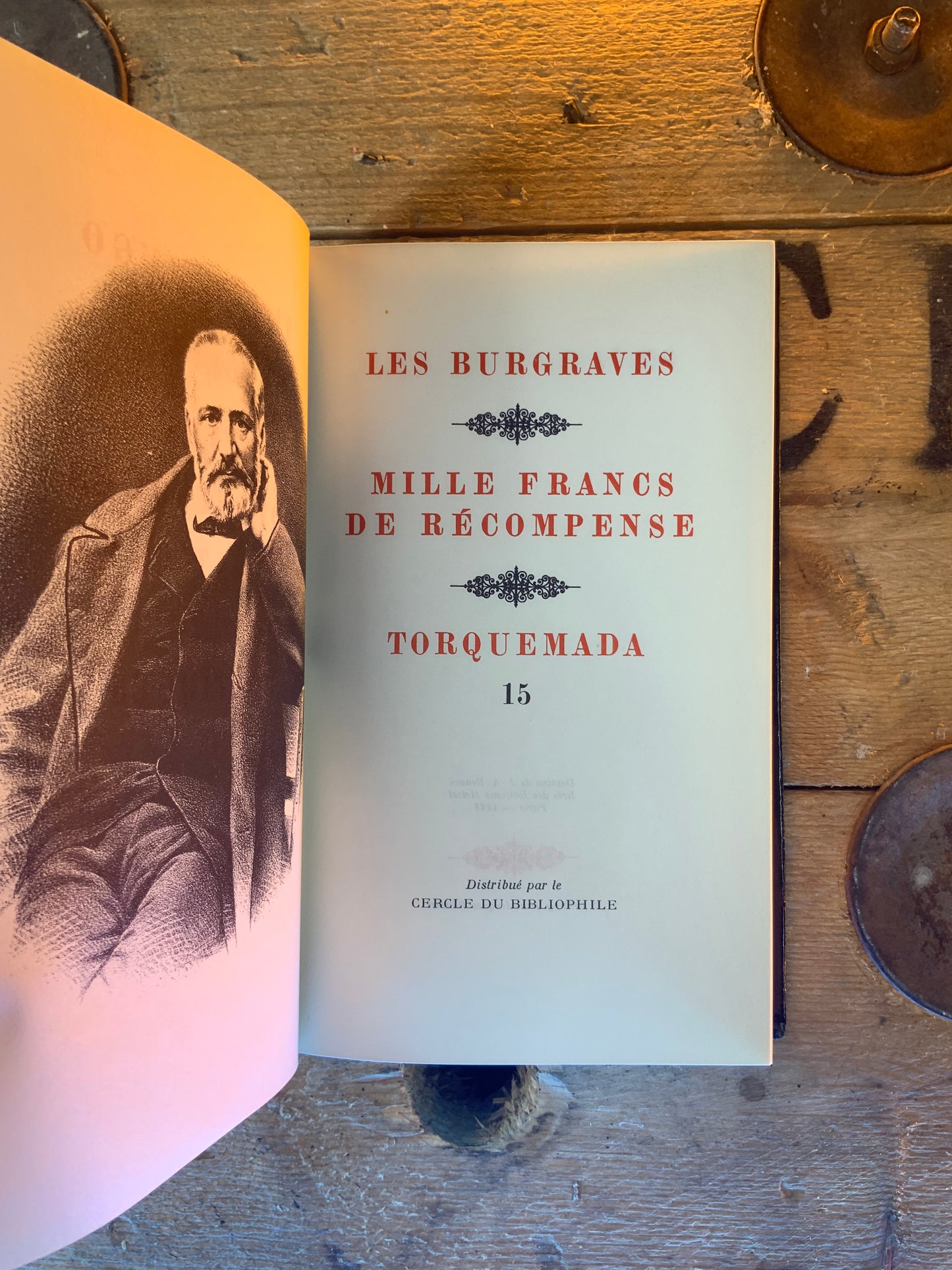 Les Burgraves - Mille Francs de Récompenses - Torquemada , Victor Hugo