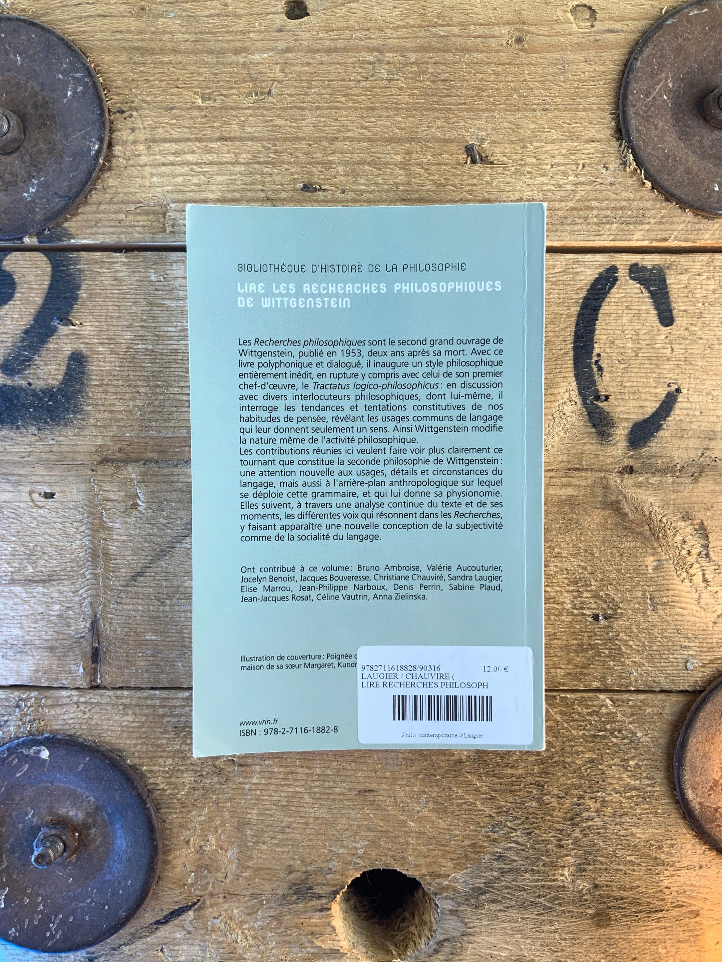 Lire les recherches philosophiques de Wittgenstein - Sandra Laugier et Christiane Chauviré
