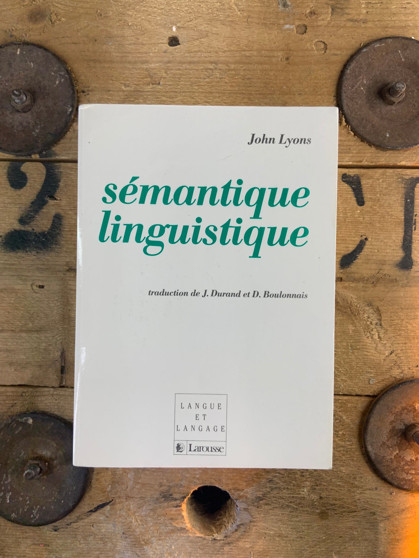 Sémantique linguistique - John Lyons