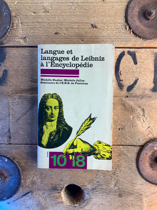 Langue et langage de Leibniz à l’Encyclopédie