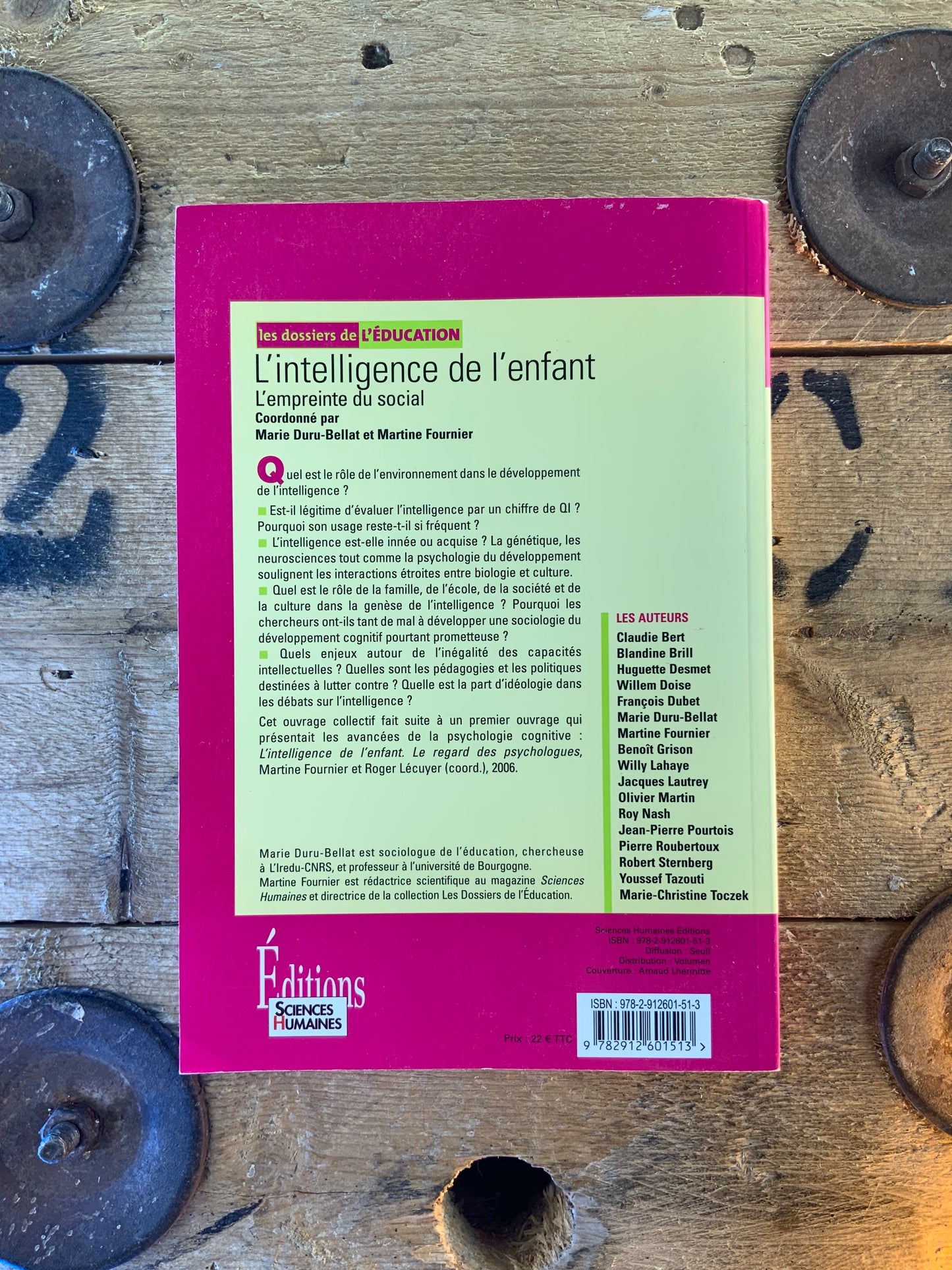 L’intelligence de l’enfant : l’empreinte du social - Marie Duru-Bellat et Martine Fournier