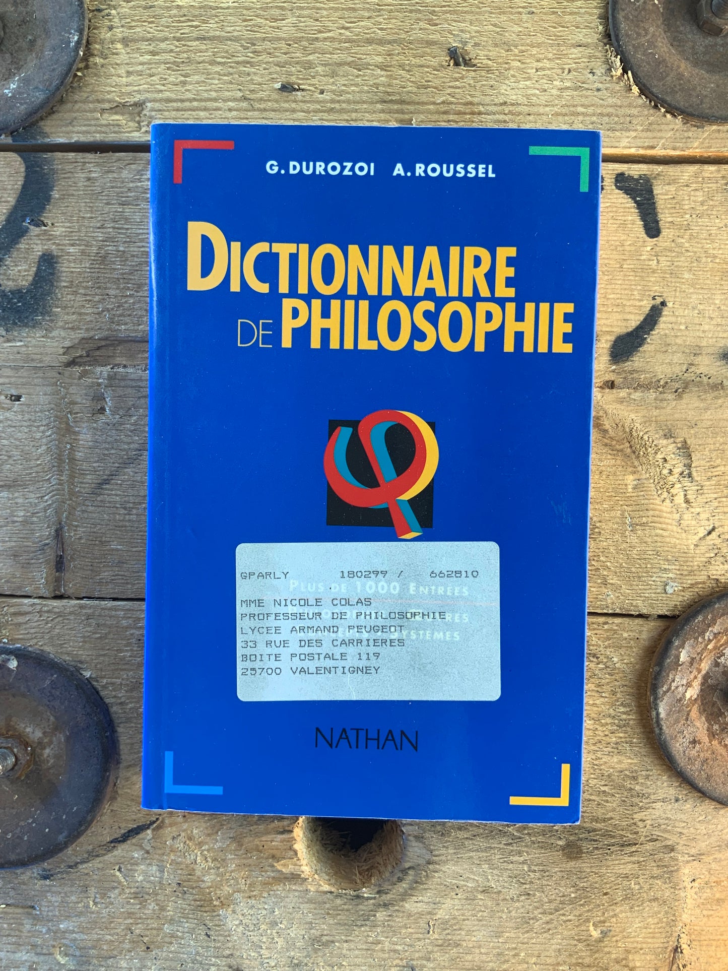 Dictionnaire de philosophie