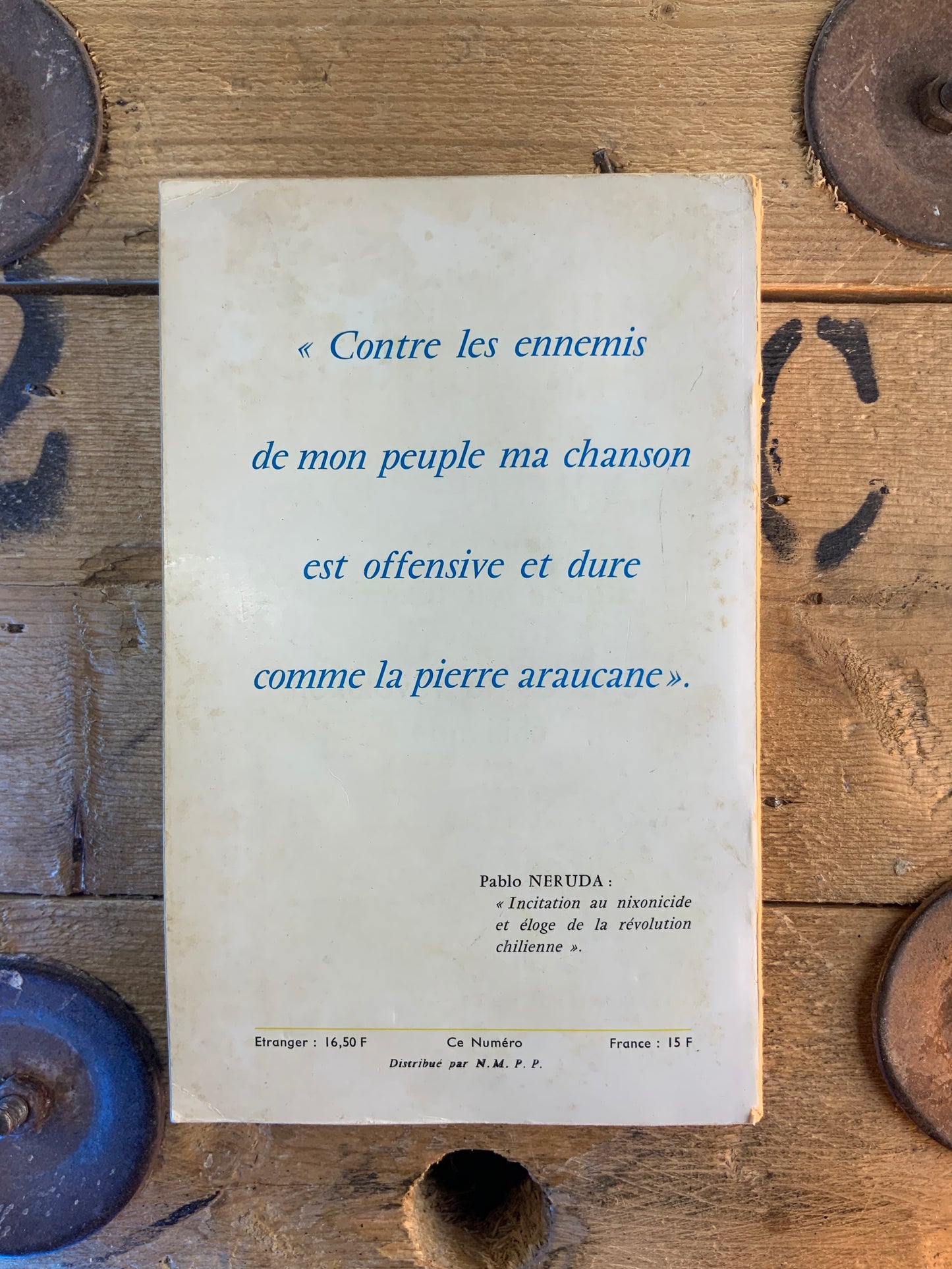 Neruda présent - [ Europe - revue littéraire mensuelle ] Janvier-Février 1974 - N° 537-538