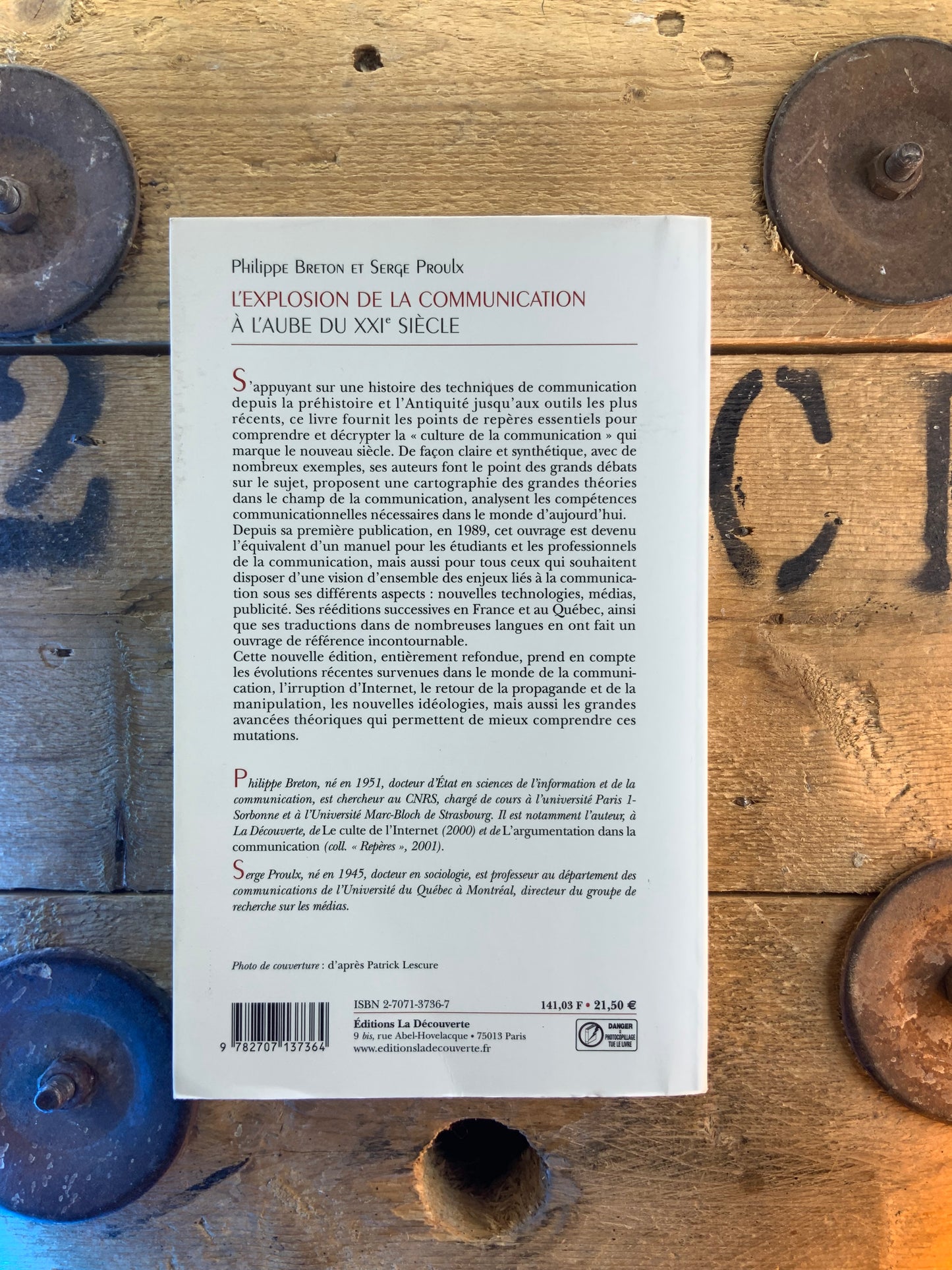 L’explosion de la communication à l’aube du XXIe siècle - Philippe Breton et Serge Proulx
