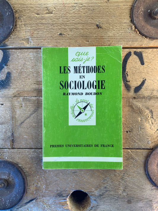 Les méthodes de sociologie - Raymond Boudon