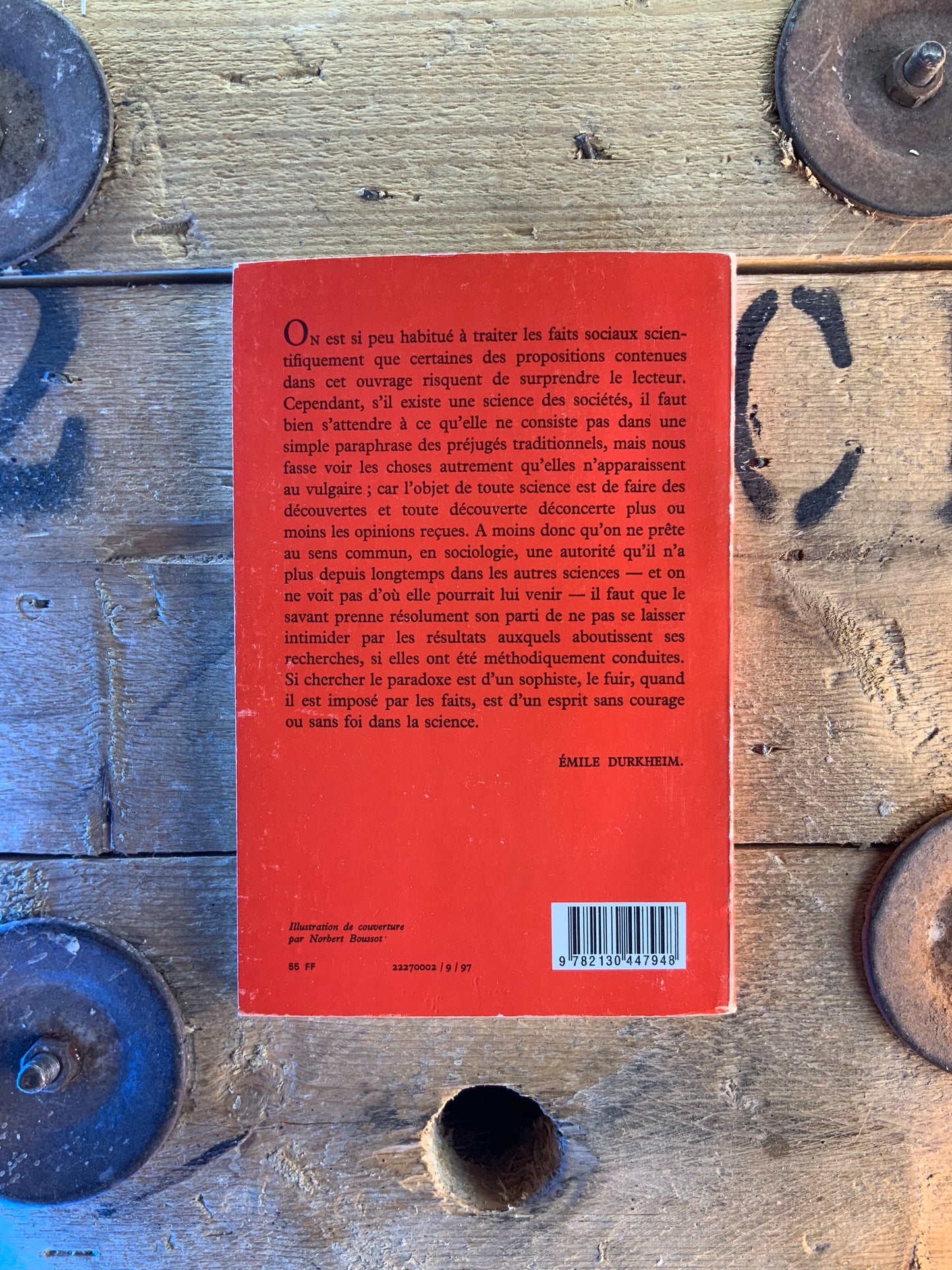 Les règles de la méthode sociologique - Émile Durkheim