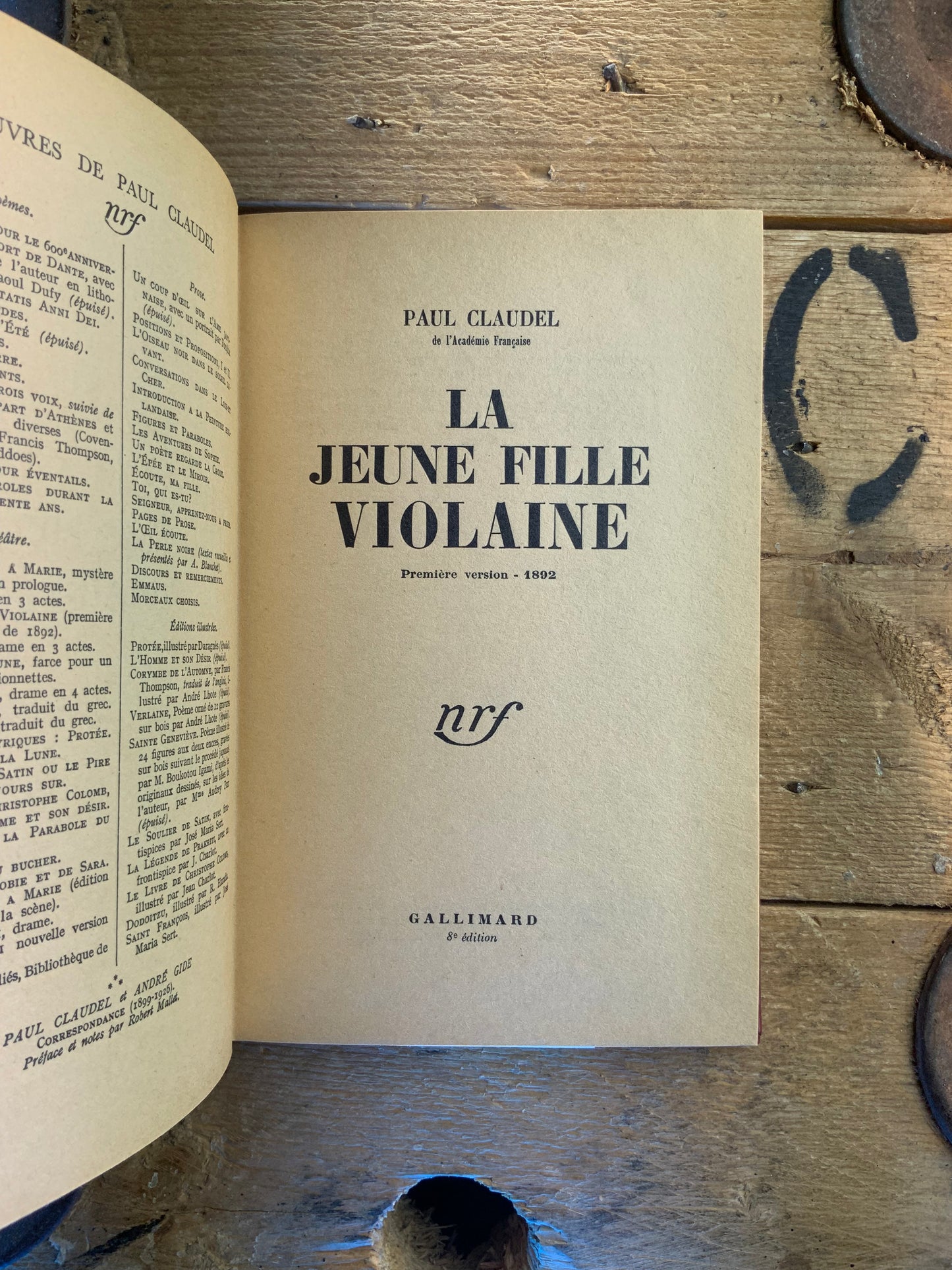 La jeune fille violante - Paul Claudel