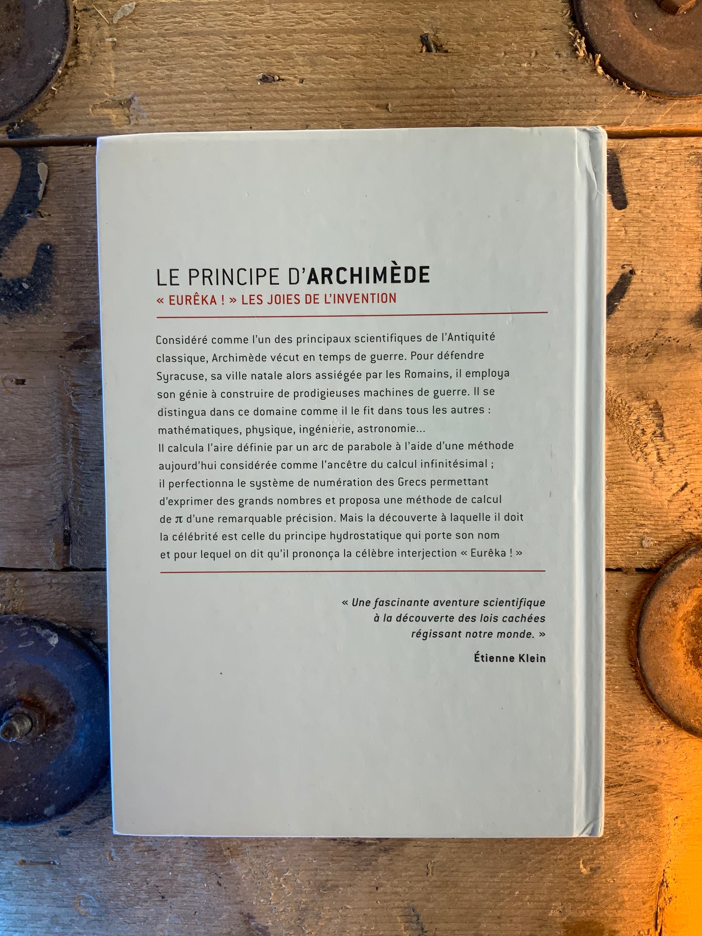 Le principe d’Archimède : « Eurêka ! » les joies de l’invention [ GRANDES IDÉES DE LA SCIENCE ]