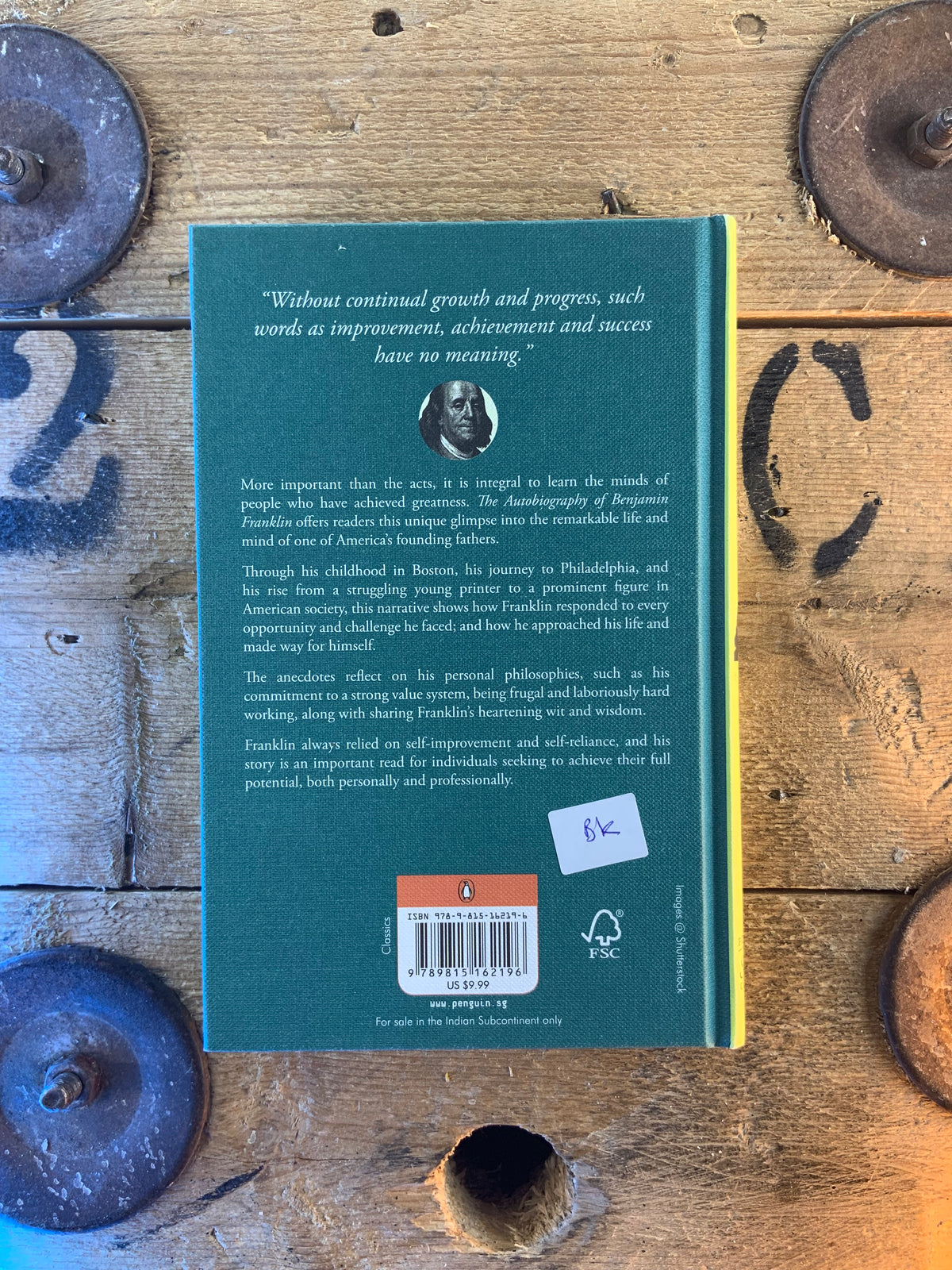 The autobiography of Benjamin Franklin [neuf]