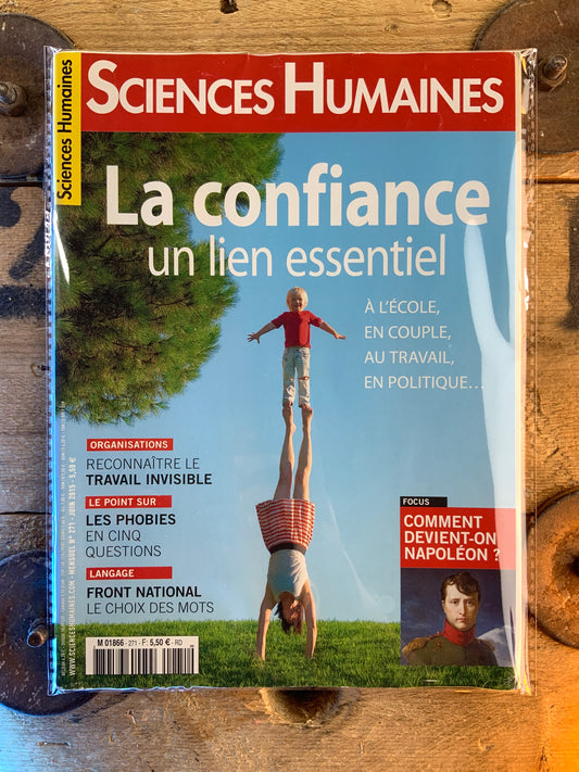 La confiance : un lien essentiel [ Magazine Sciences Humaines ]