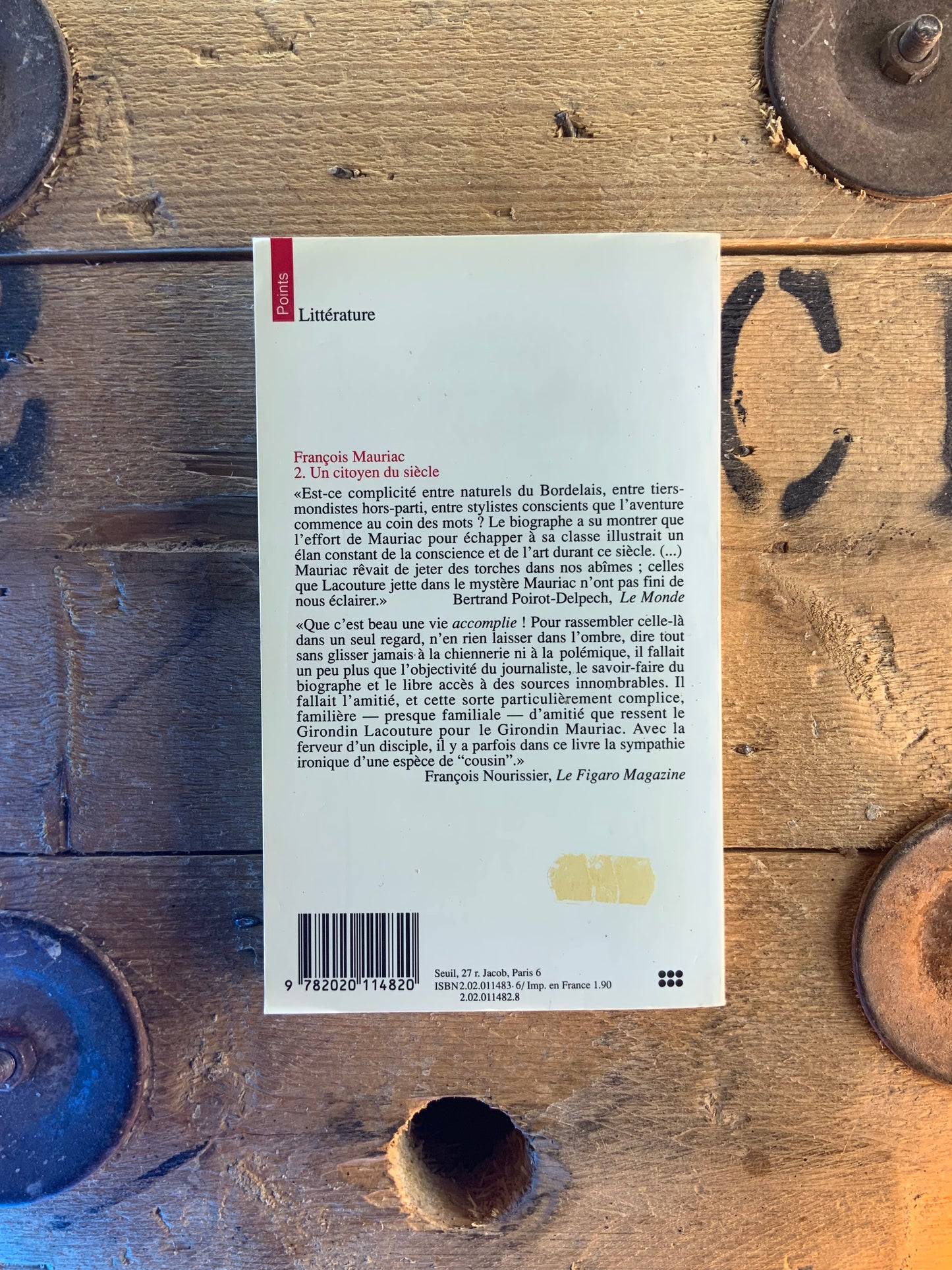 François Mauriac : un citoyen du siècle 1933-1970 - Jean Lacouture