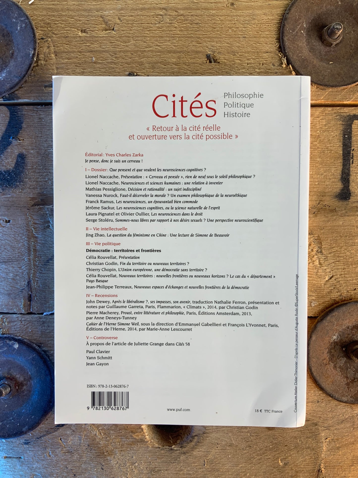 Que pensent et que veulent les sciences cognitives ? [ Revue Cités numéro 60 ]