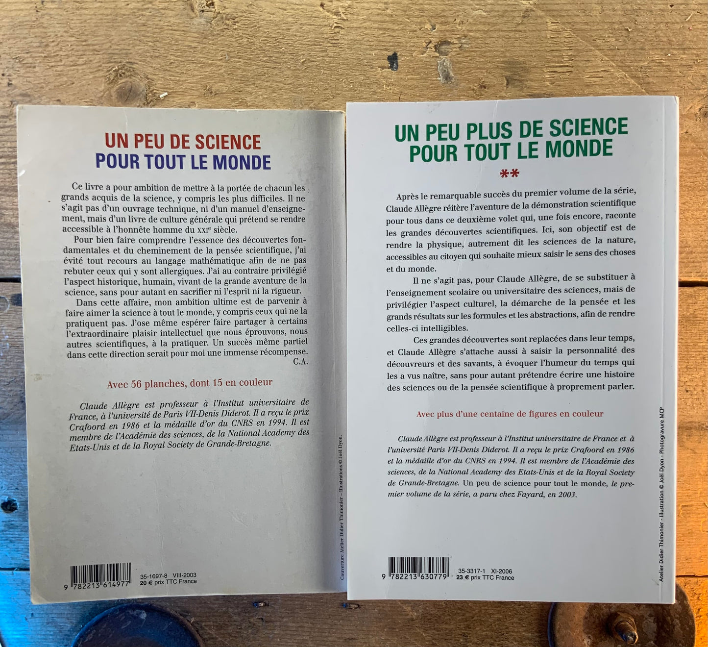 Un peu de science pour tout le monde - Claude Allègre (en 2 volumes)