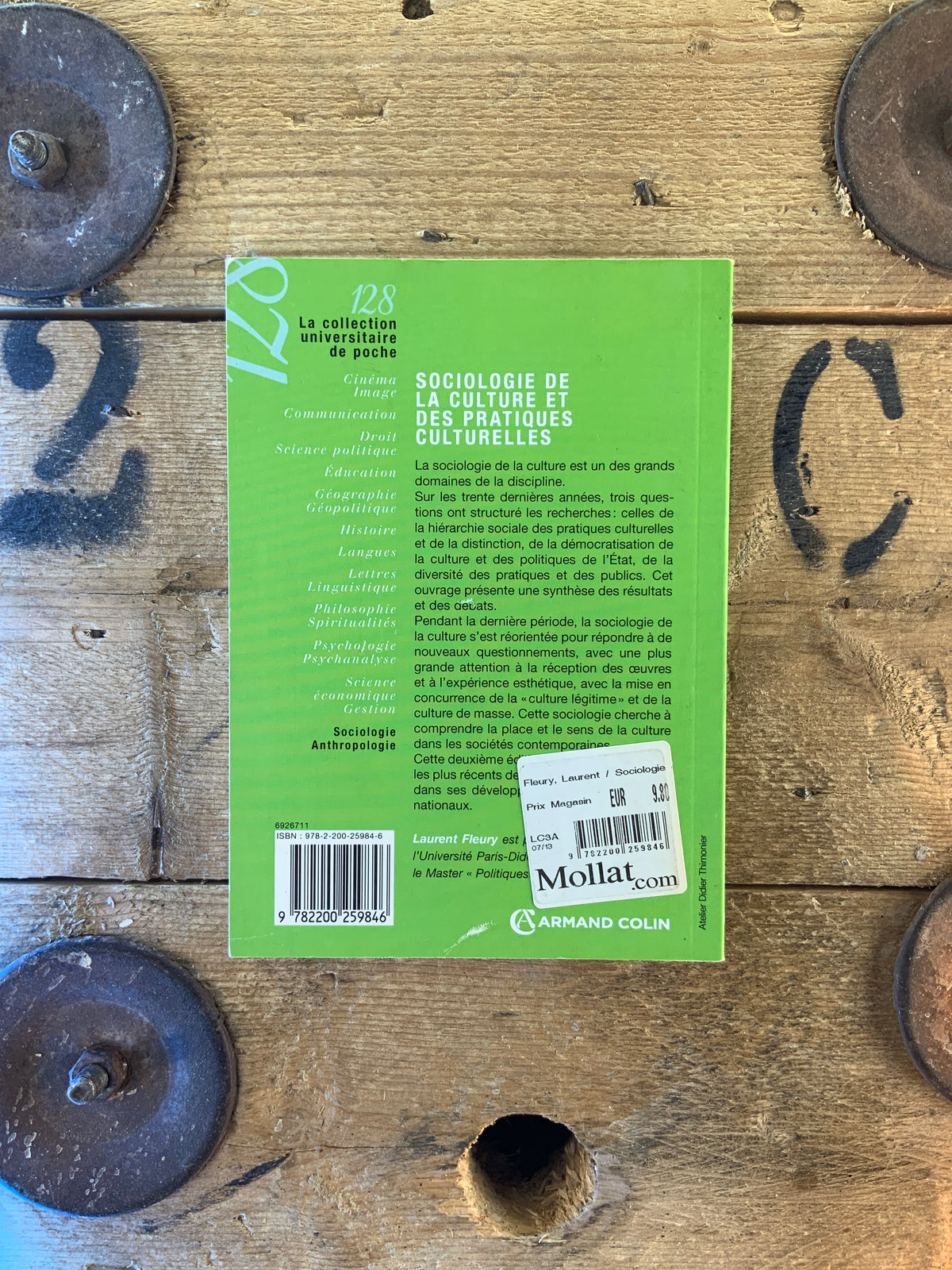 Sociologie de la culture des pratiques - Laurent Fleury