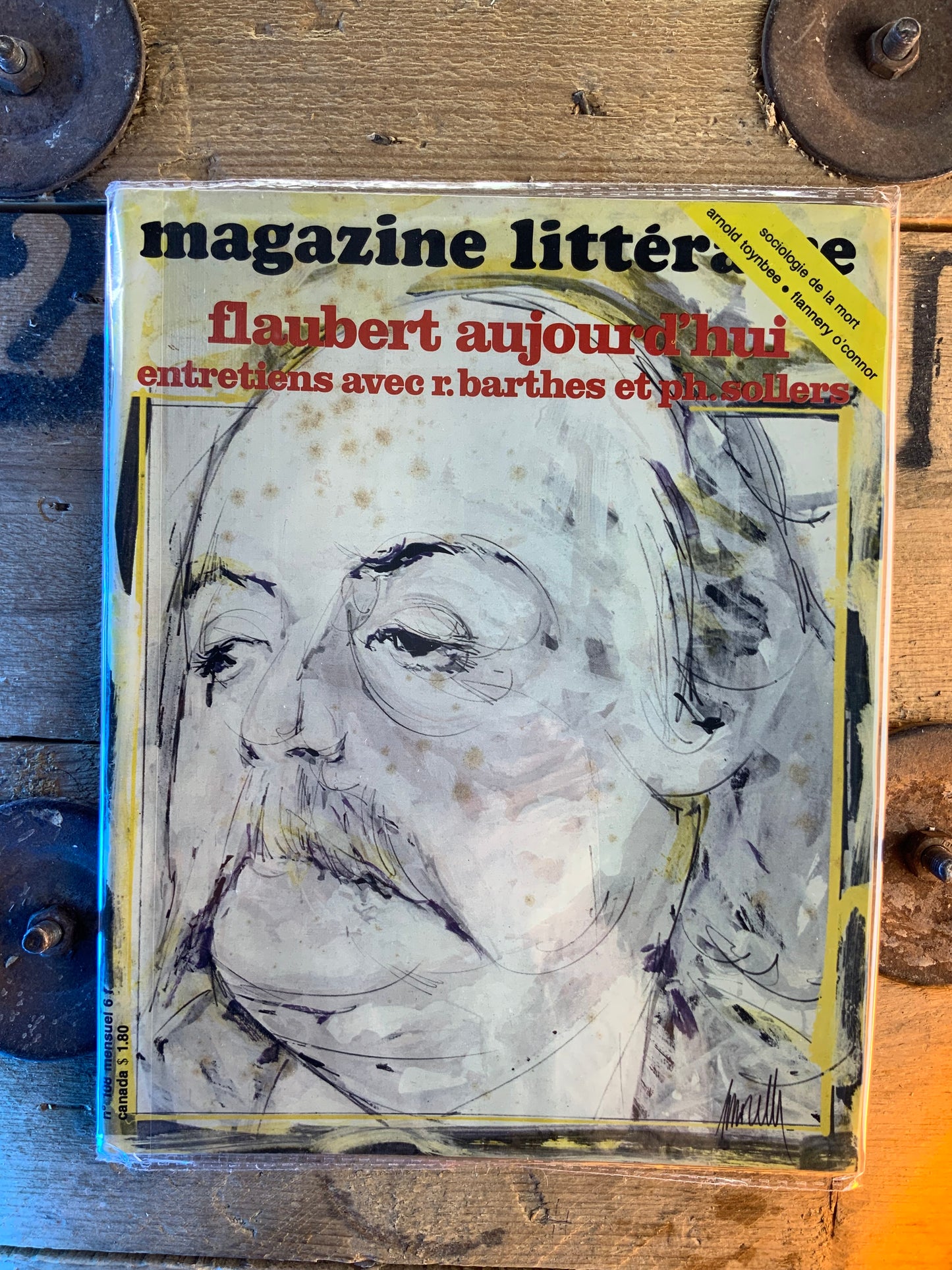Flaubert aujourd’hui, entretien avec Roland Barthes et Philippe Sollers [ Magazine Littéraire ]