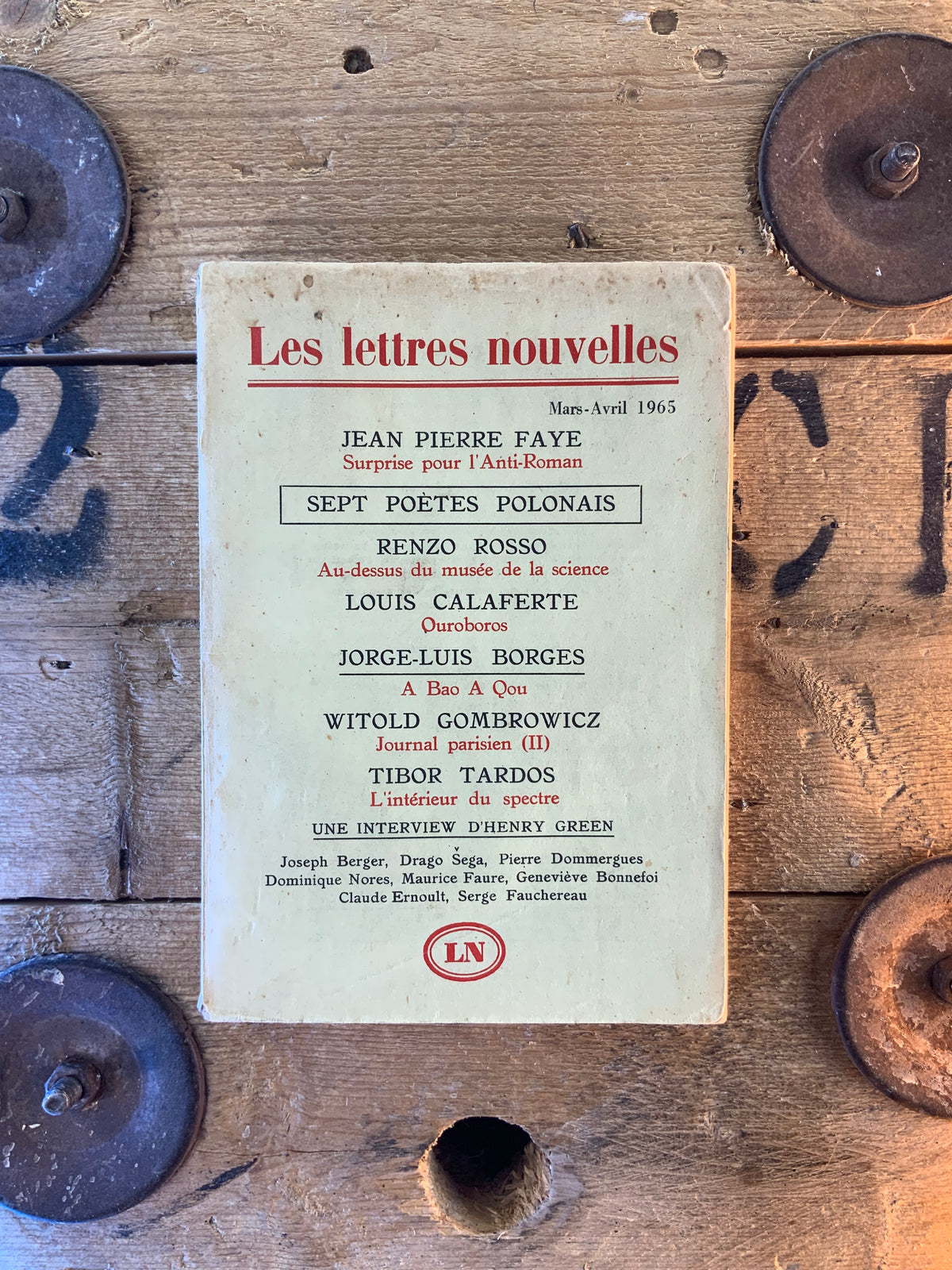 Surprise pour l’Anti-Roman - Sept poètes polonais … [ Les lettres nouvelles ] - Mars-Avril 1965