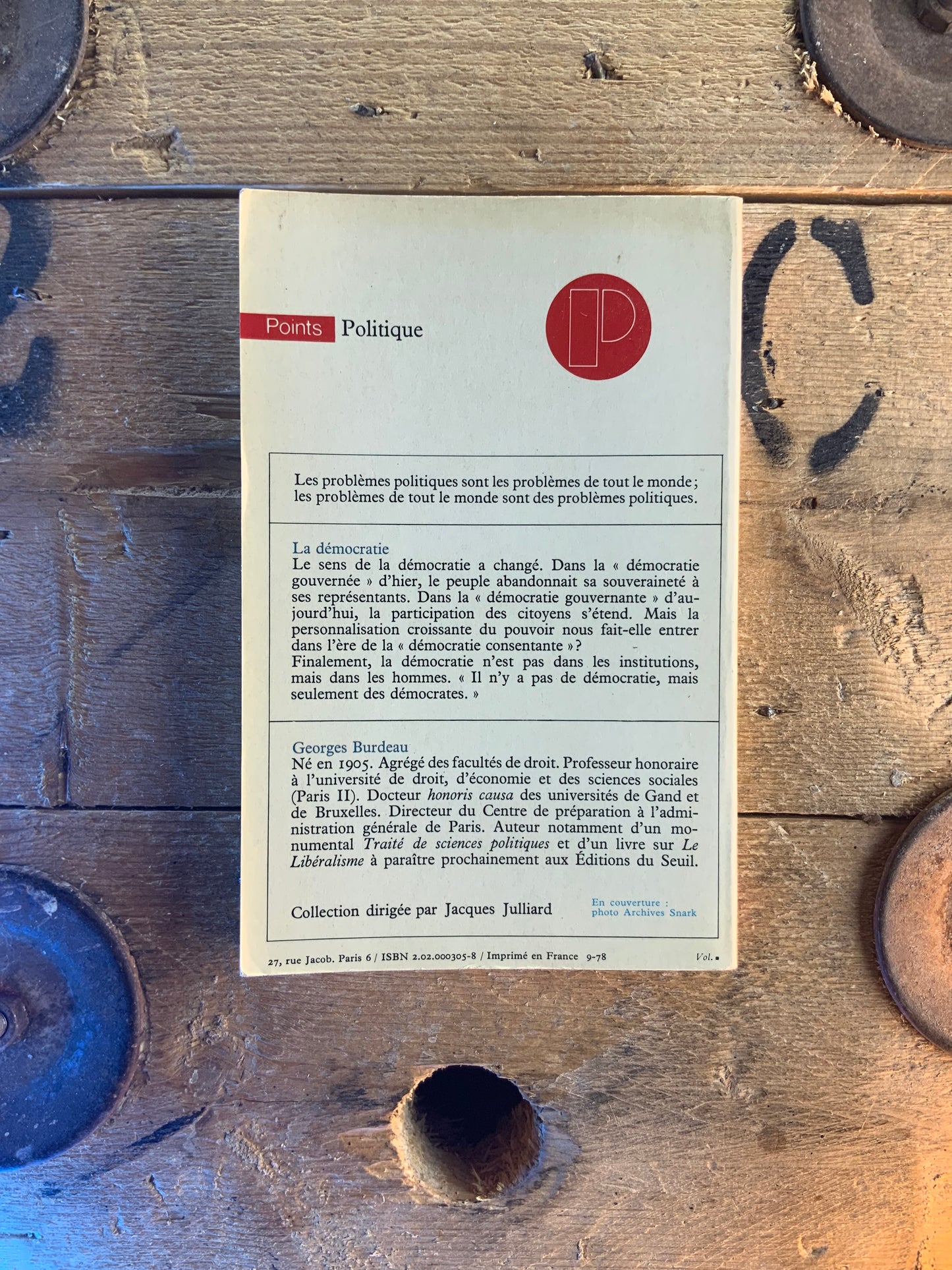 La démocratie - Georges Bardeau