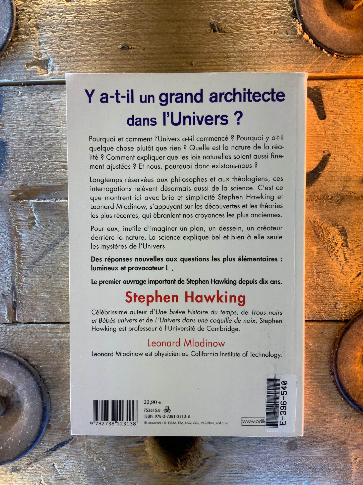 Y a-t-il un grand architecte dans l’Univers - Stephen Hawking