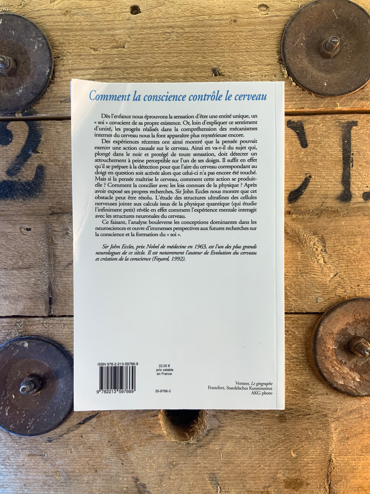 Comment la conscience contrôle le cerveau - John C. Eccles