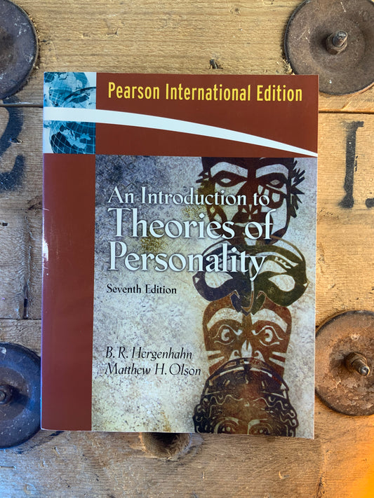 An introduction to theories of personality - B.R. Hergenhahn and Matthew H. Olson