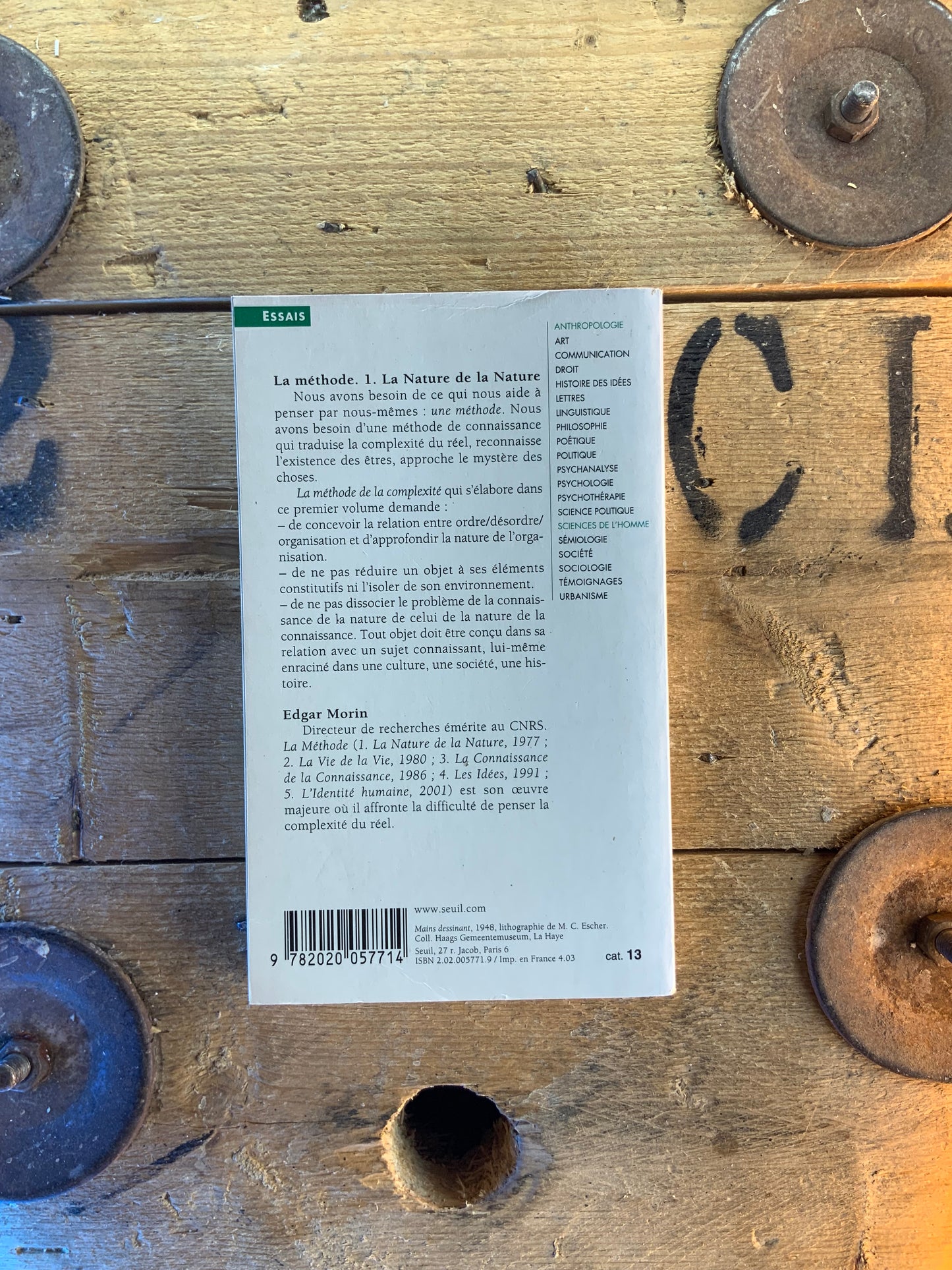La méthode : la nature de la nature - Edgar Morin