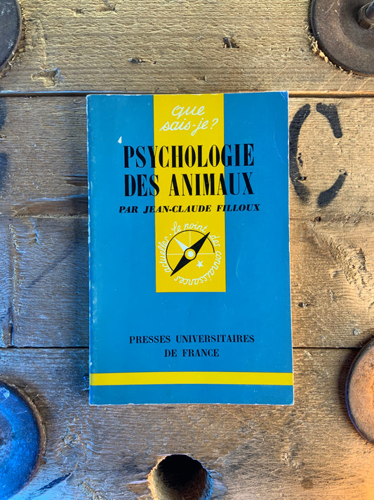 Psychologie des animaux - Jean-Claude Filloux