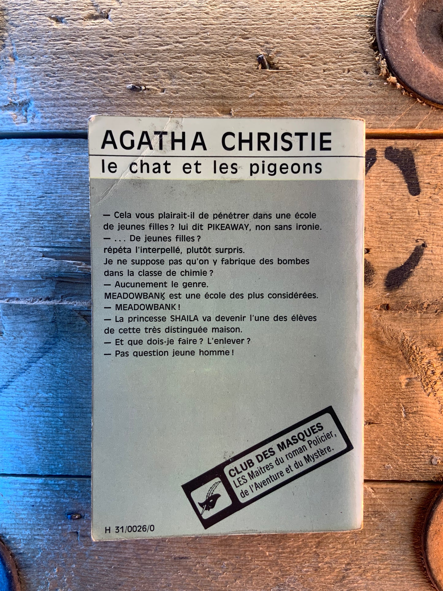 Le chat et les pigeons - Agatha Christie