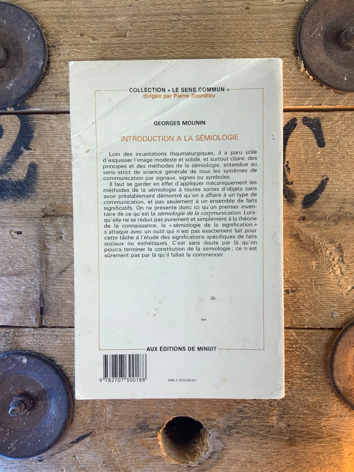Introduction à la sémiologie - Georges Mounin