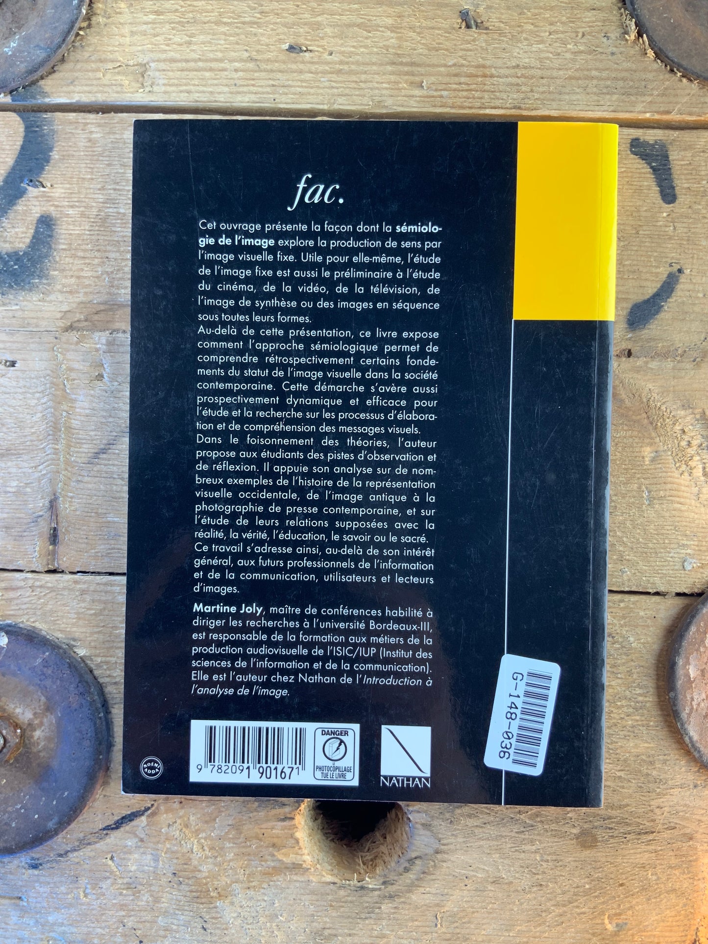 L’image et les signes : approche sémiologique de l’image fixe - Martine Joly