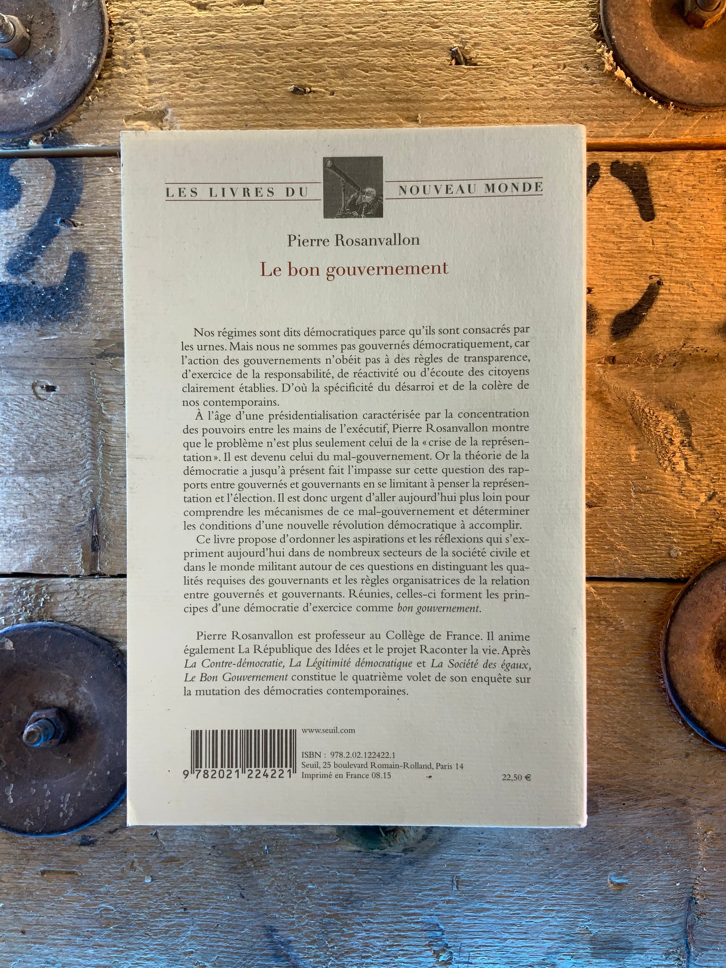 Le bon gouvernement - Pierre Rosanvallon