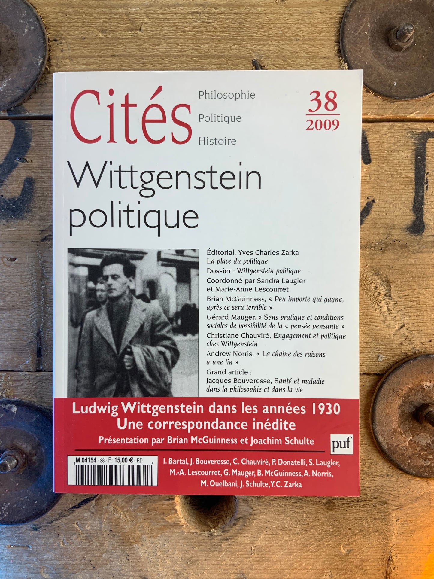Wittgenstein politique [ Revue Cités ] - Mars 2009 - n° 38
