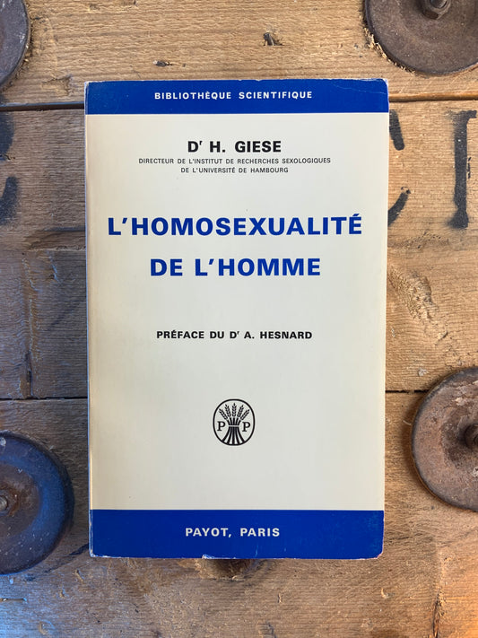 L’homosexualité - Dr H. Gièse