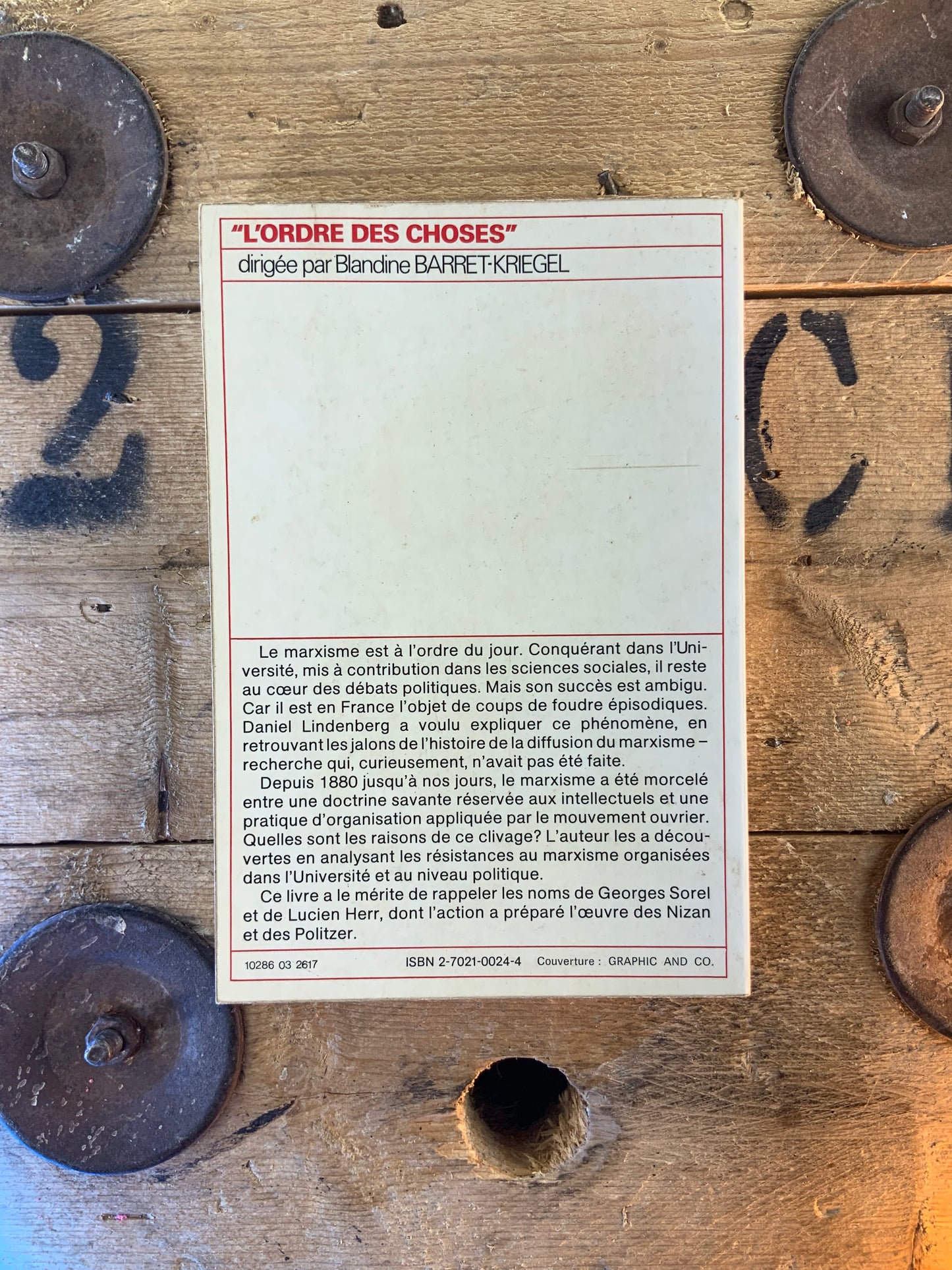 Le marxisme introuvable - Daniel Lindenberg