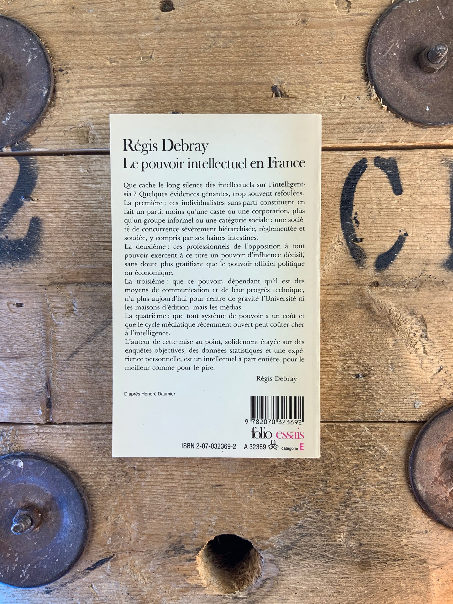 Le pouvoir intellectuel en France - Régis Debray